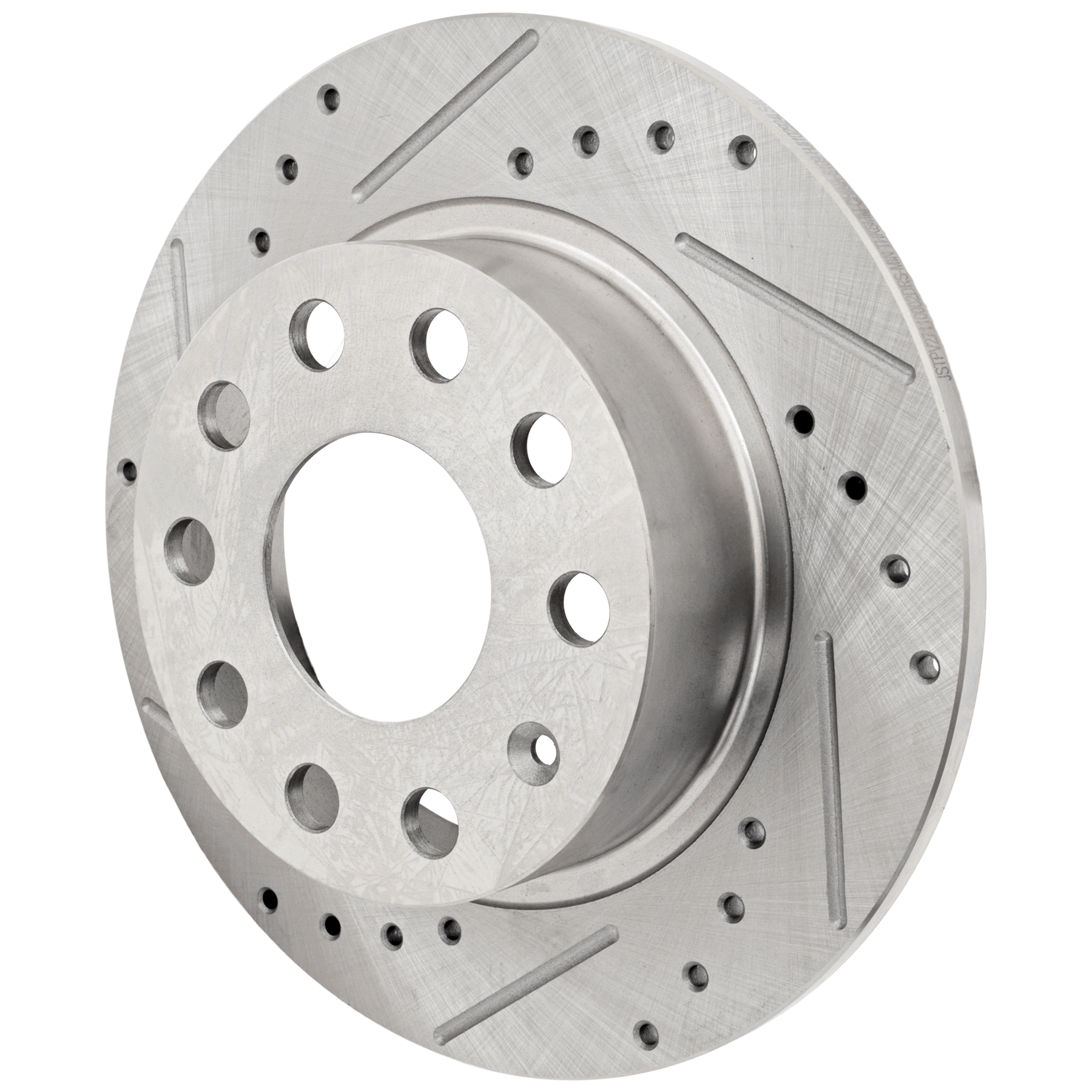 AM A3-10-13 BEETLE 13-19 REAR BRAKE DISC RH=LH Cross drilled and Slotted SKU JSTPV27110002DRS OEM 34470-45583-45607-410277-85025