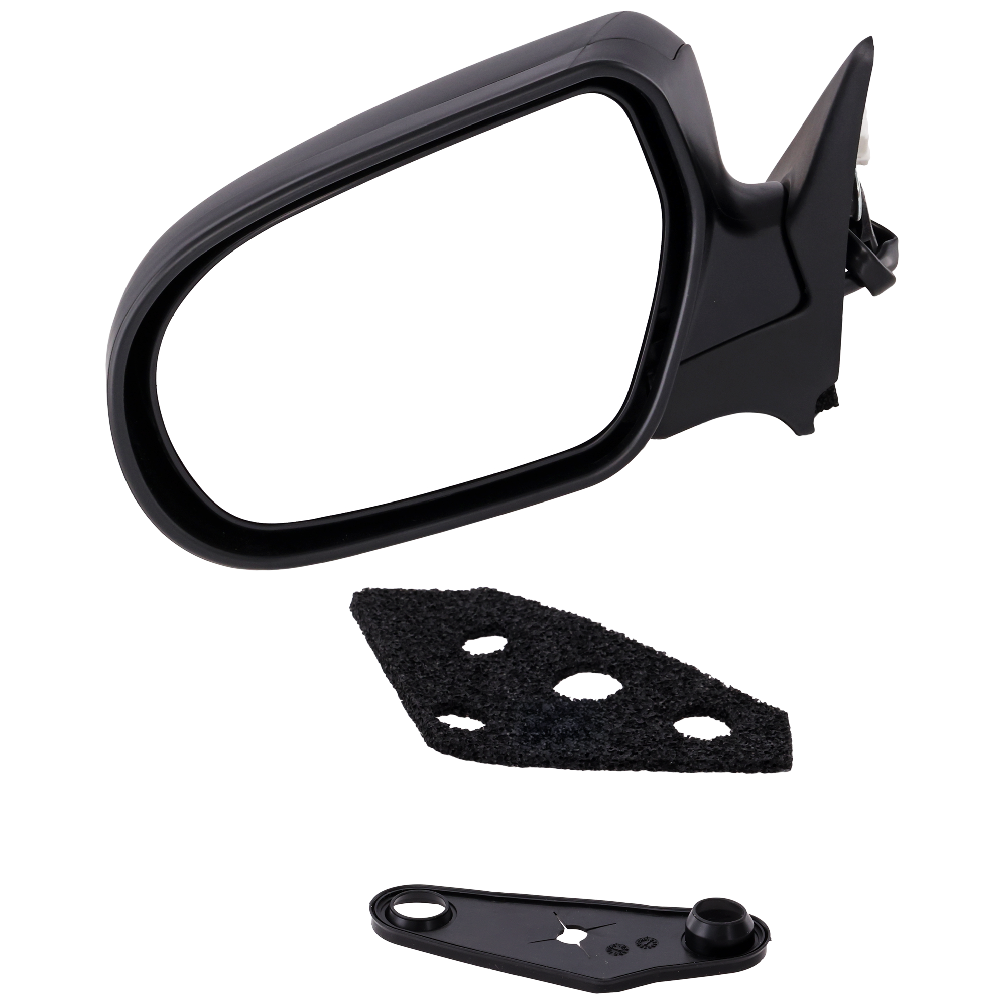 AM LEGACY OUTBACK 08-09 MIRROR LH Power Manual Folding Non Heated Paintable No Signal Light SKU JSU19EL Partslink SU1320106 OEM 91031AG01BNN