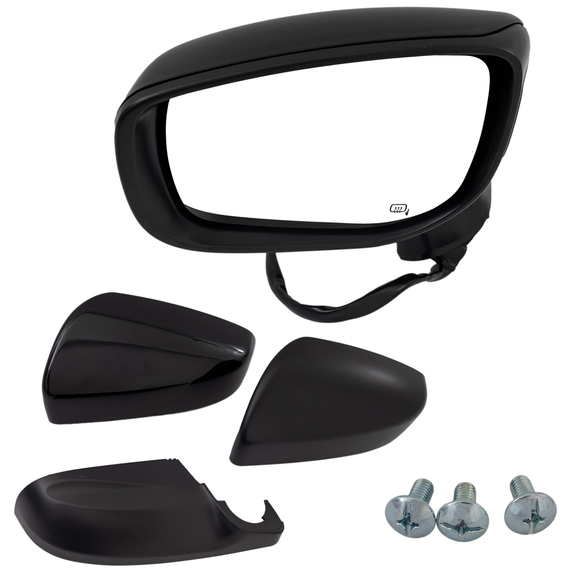 AM IMPREZA 17-19 MIRROR LH Power Manual Folding Heated Paintable w BSD No Signal Light Auto Dimming Memory and Puddle Light SKU JSU73EL Partslink SU1320157 OEM 91036FL04A PFM