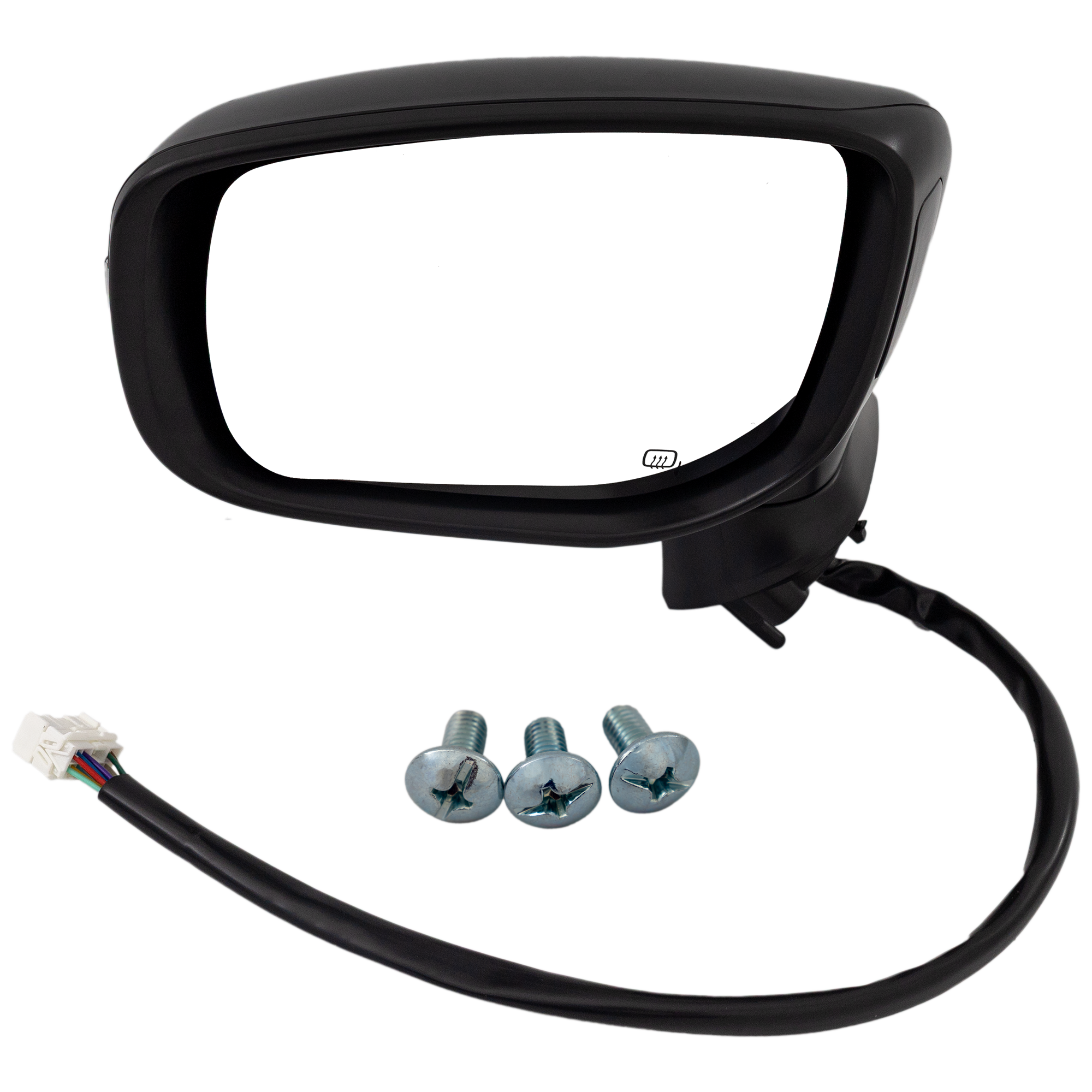 AM IMPREZA 17-19 MIRROR LH Power Manual Folding Heated Paintable w BSD and Signal Light No Auto dimming Memory and Puddle Light SKU JSU74EL Partslink SU1320158 OEM 91036FL08A PFM