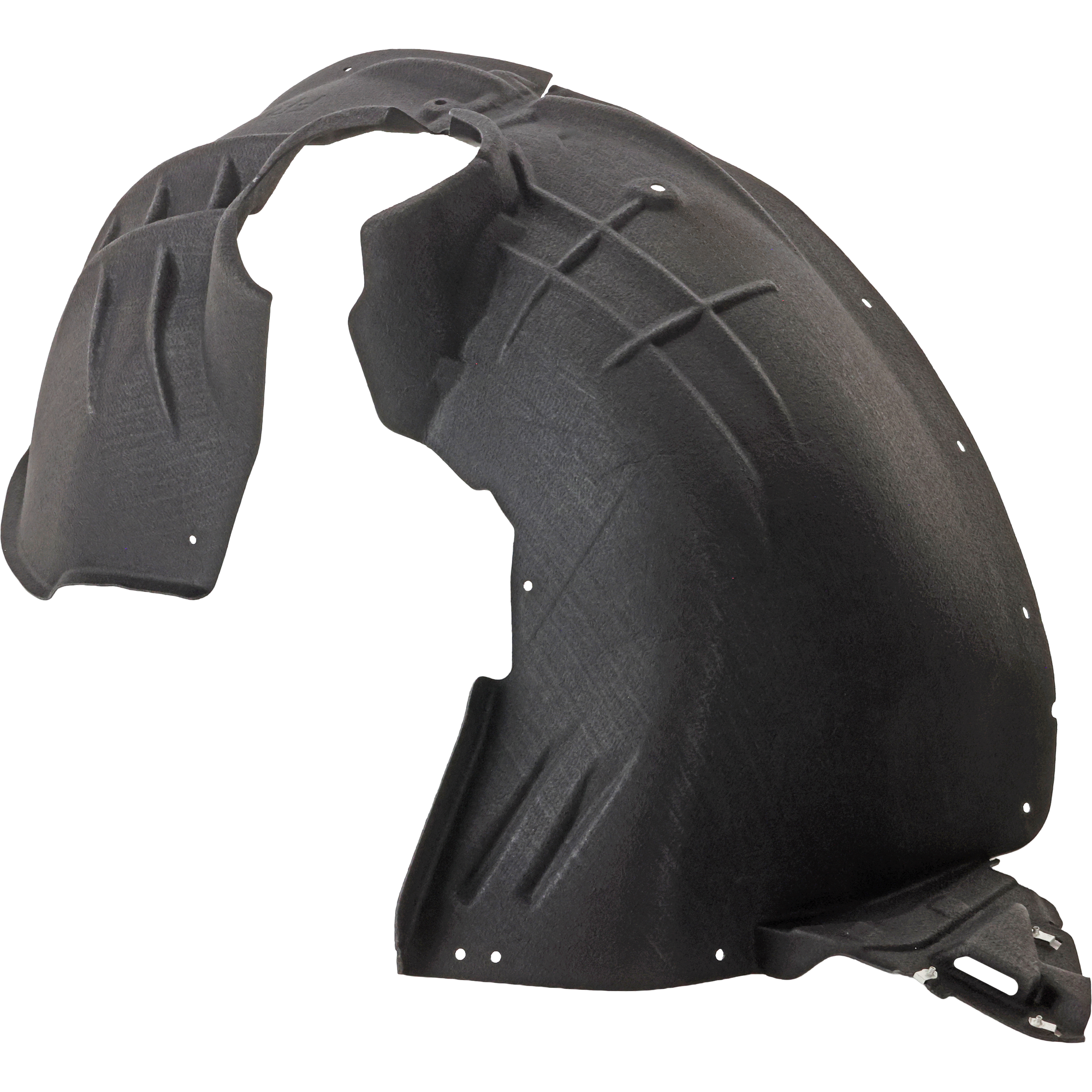 AM MODEL 3-18-23 FRONT FENDER LINER RH Heat Form w o Insulation Foam From 3-22-18 CAPA SKU JT22210001Q Partslink TA1249100C OEM 108158200E 108158200D