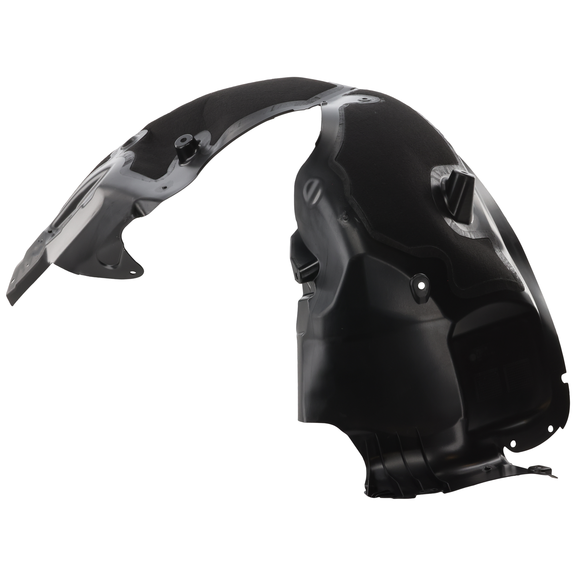 AM MODEL 3-18-23 FRONT FENDER LINER RH Heat Form w o Insulation Foam From 3-22-18 SKU JT22210001 Partslink TA1249100 OEM 108158200E 108158200D
