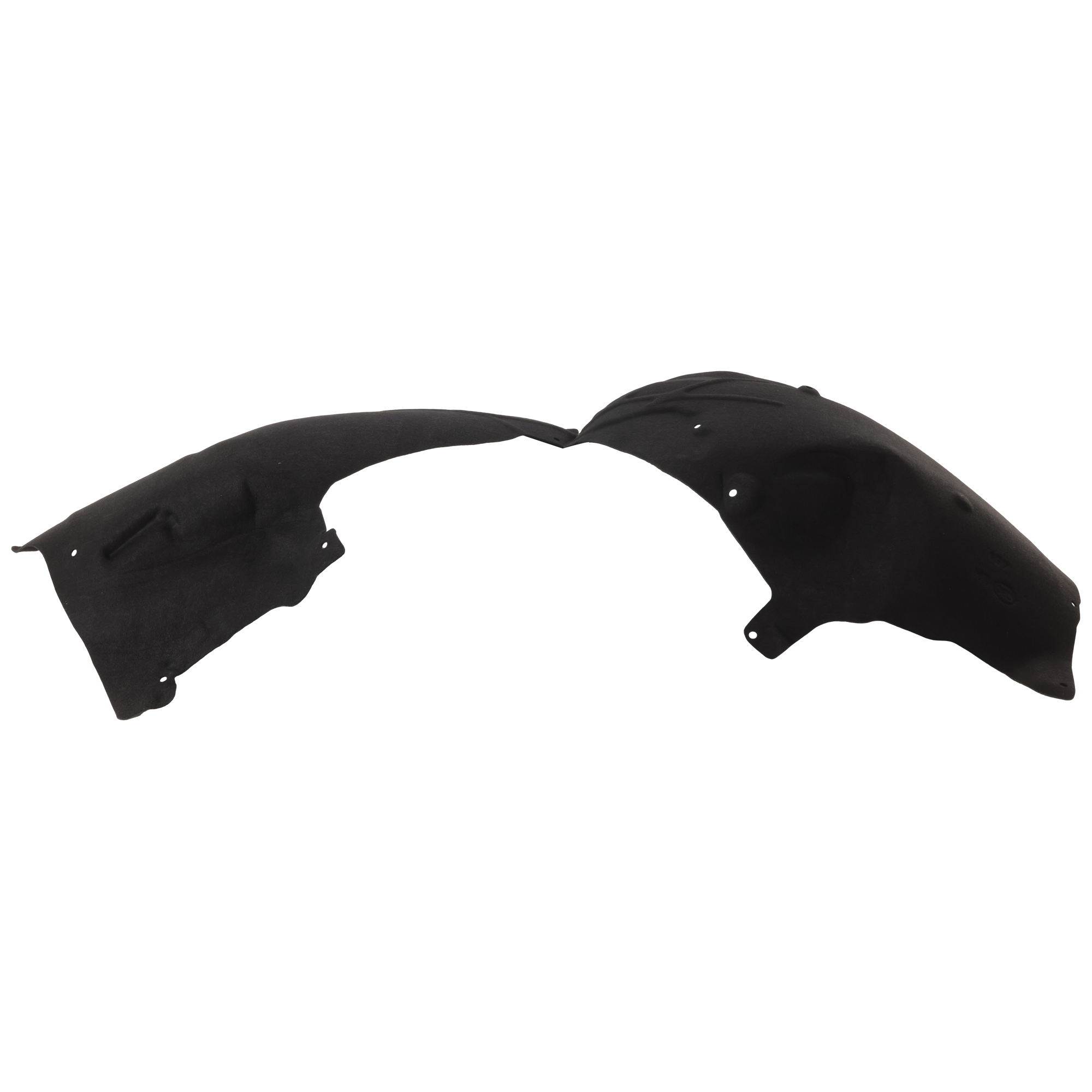 AM MODEL X 16-21 FRONT FENDER LINER LH Paint to Match Heat Form w Insulation Foam SKU JT22210012 Partslink TA1248103 OEM 103424900H
