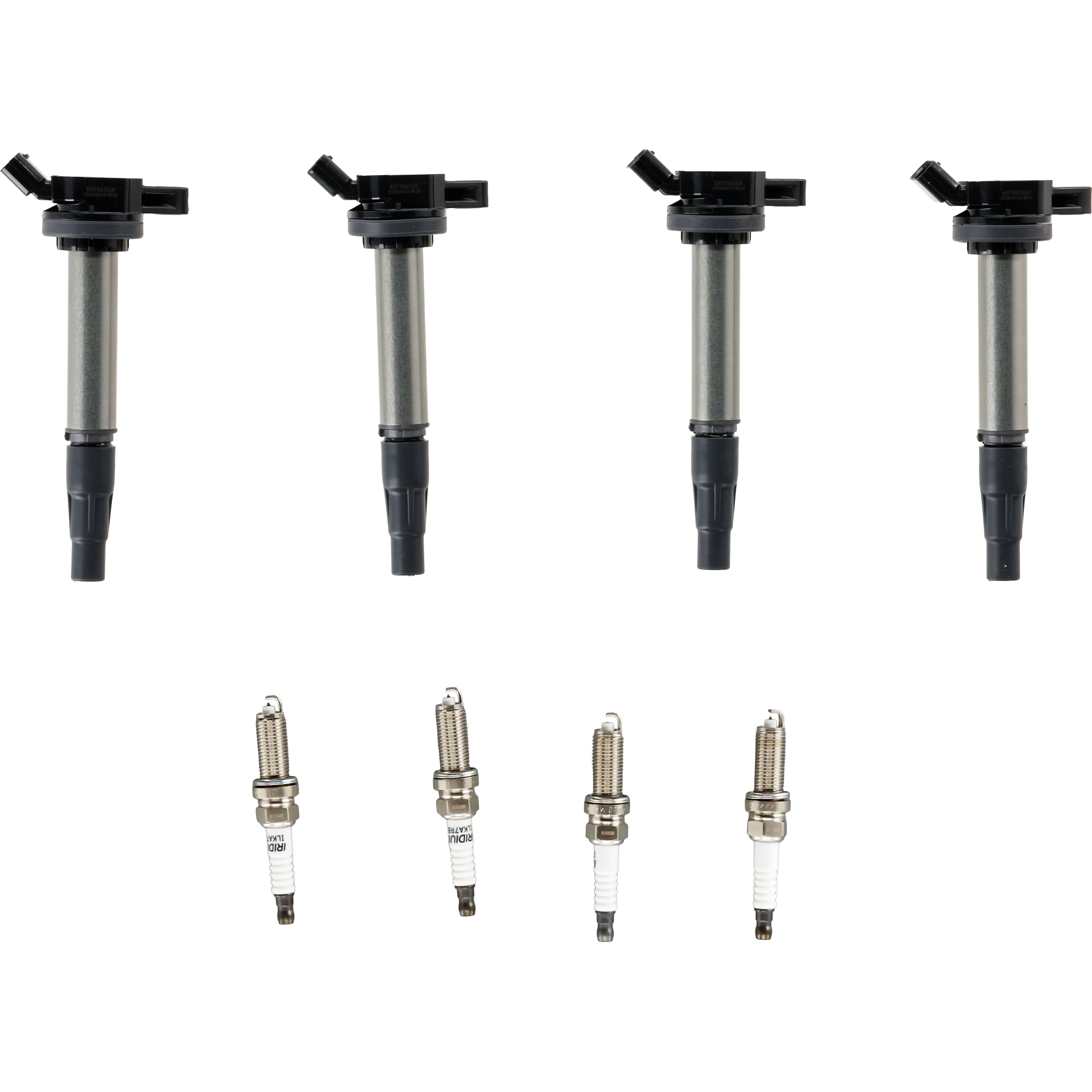 AM COROLLA 09-17 IGNITION COIL AND SPARK PLUG KIT SKU JT30800002 OEM UF596-9091902252-9091902258-90
