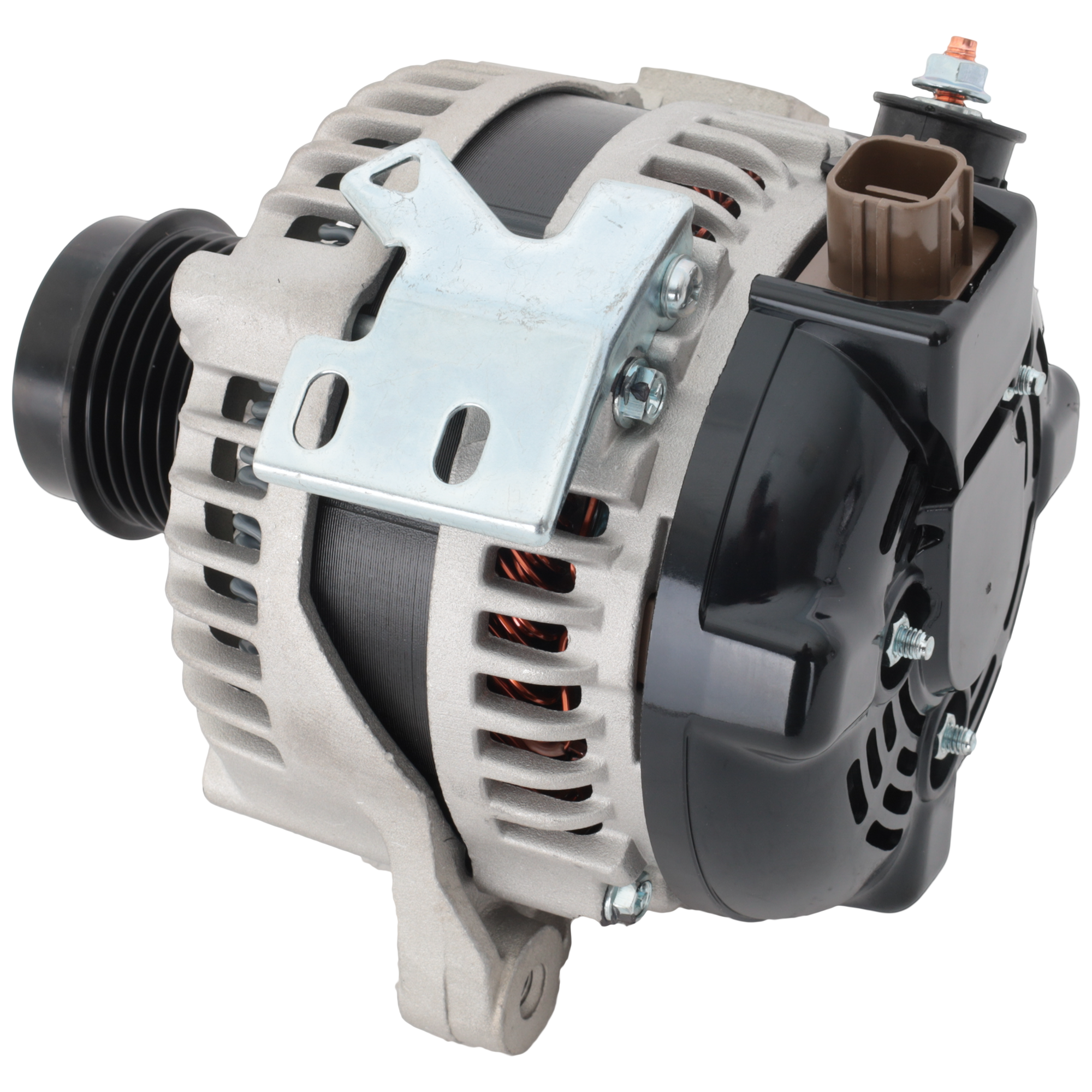 AM CAMRY 07-09 COROLLA 09-10 ALTERNATOR 12 Volts 100 Amp 7 Grooves Clockwise SKU JT33010021 OEM 1042104880