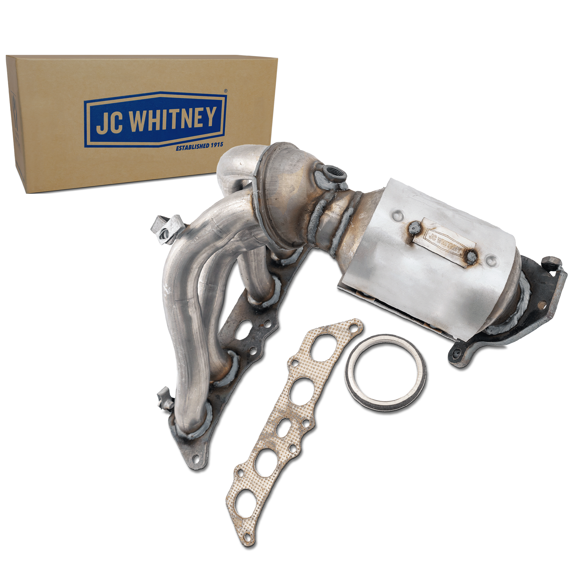AM CAMRY 97-01 CATALYTIC CONVERTER Front with Exhaust Manifold SKU JT960310