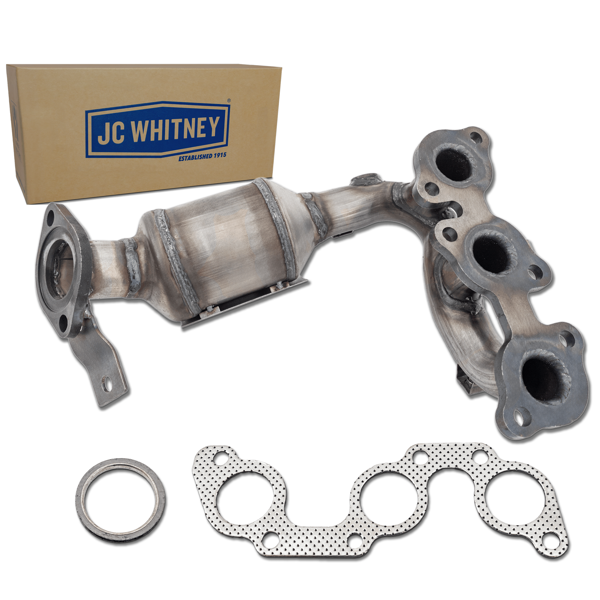 AM HIGHLANDER 04-07 RX330-04-06 CATALYTIC CONVERTER Front LH Radiator Side 6 Cyl. 3.3L Engine w Exhaust Manifold SKU JT960320