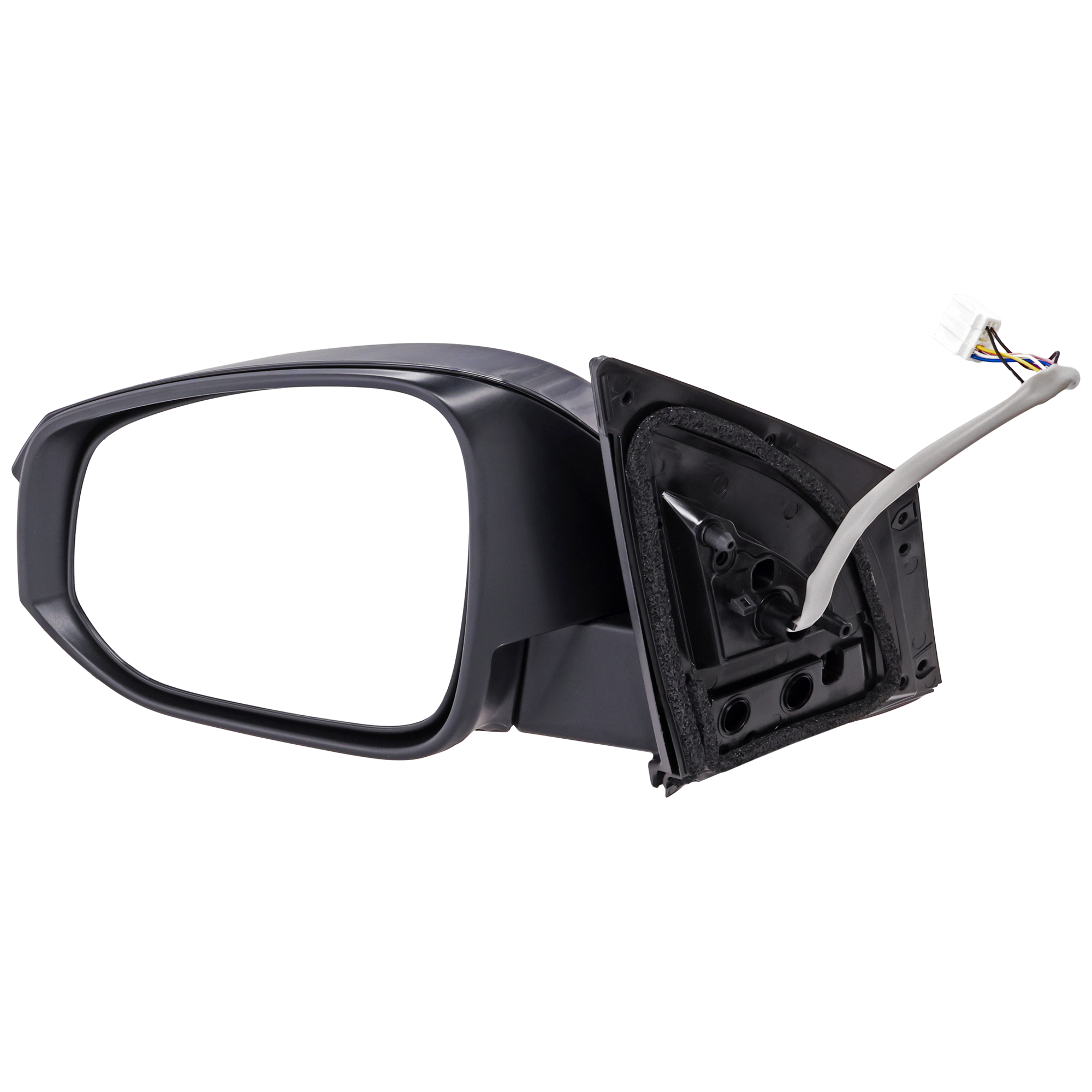 AM RAV4-13-15 MIRROR LH Power Manual Folding Heated Paintable w LED Signal Light No BSD Exc. EV Model Japan North America Built Vehicle To 11-14 SKU JTY124EL S Partslink TO1320310 OEM 879400R090C0-8794042B50