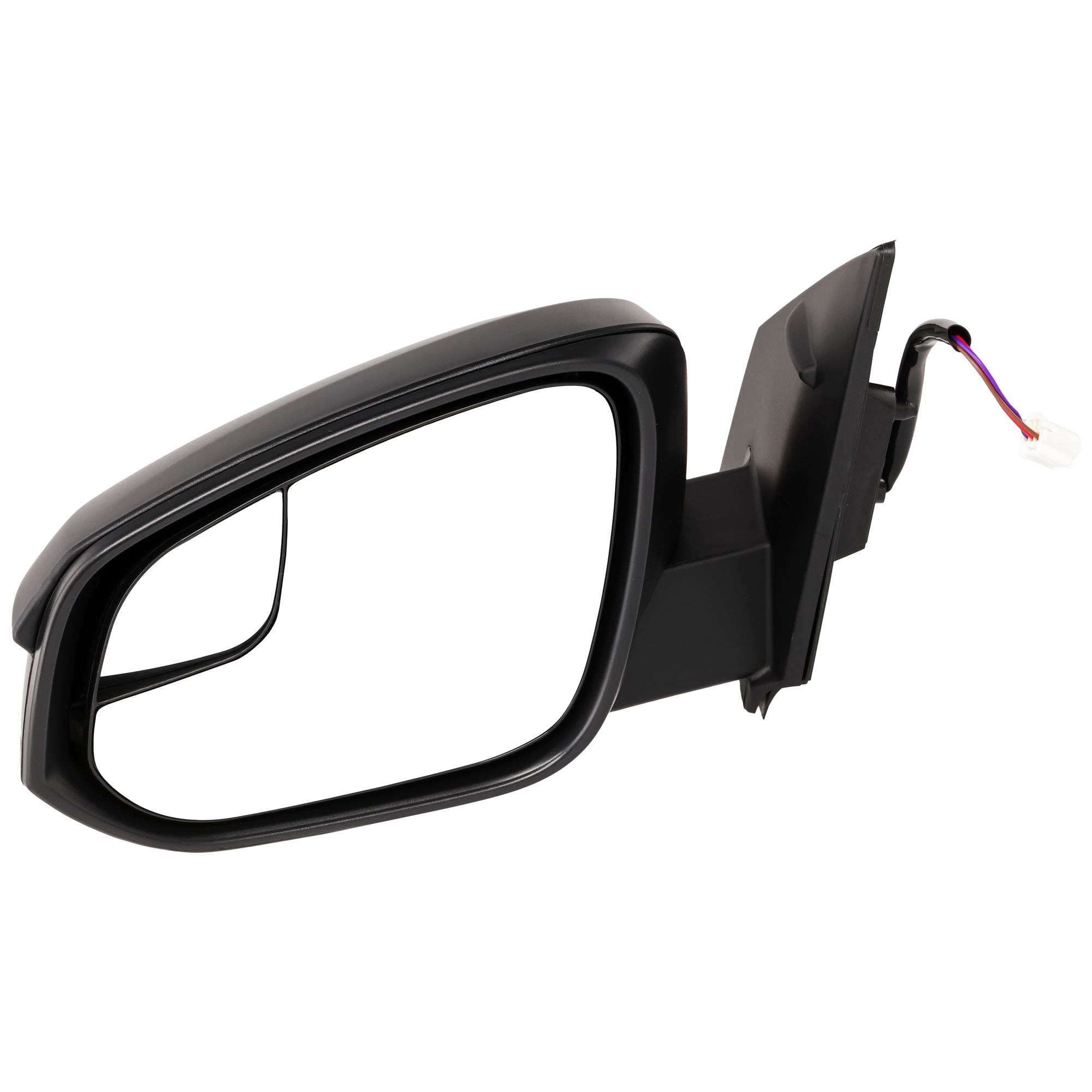 AM RAV4-16-18 MIRROR LH Power Manual Folding Non Heated Textured w BSG No Signal Light Exc. Hybrid Model North America Built SKU JTY161EL Partslink TO1320345 OEM 879400R210