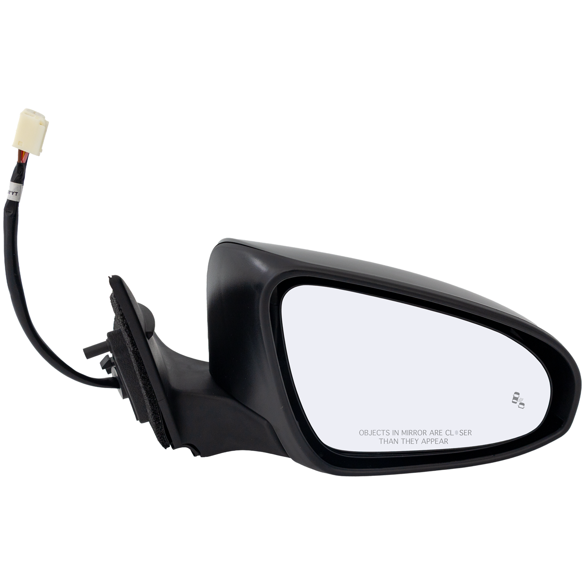 AM CAMRY 15-15 MIRROR RH Power Manual Folding Heated Paintable w BSD in Glass No Auto dimming Memory and Signal Light SKU JTY186ER Partslink TO1321373 OEM 8790106050