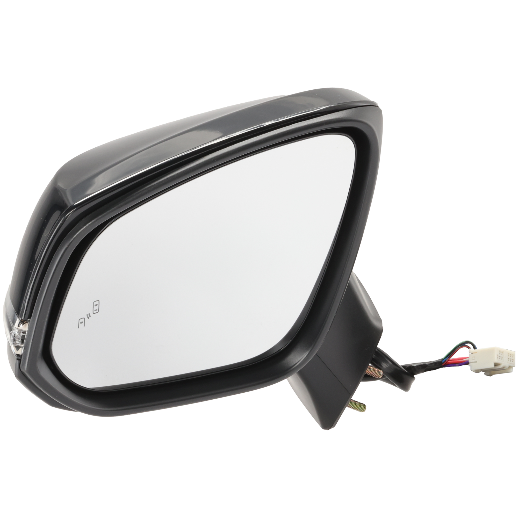 AM RAV4-19-21 MIRROR LH Power Manual Folding Heated Paintable w BSD Side Object Sensor and Signal Light No Memory and Side View Camera Japan North America Built Vehicle SKU JTY194EL S Partslink TO1320384 TO1320388 OEM 879400R271G0 PFM 8794042E11