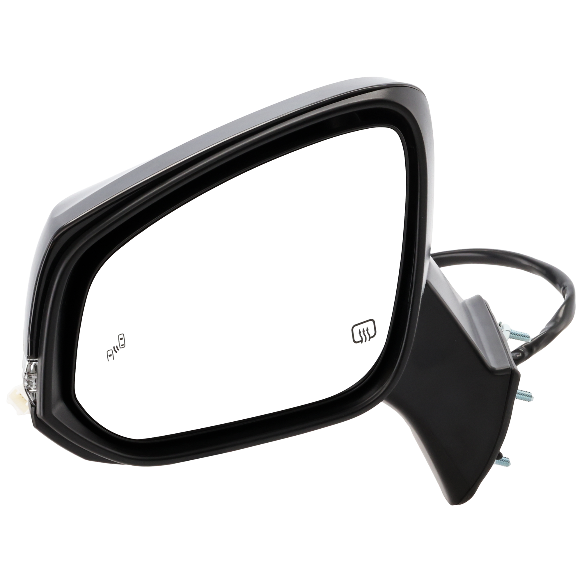 AM HIGHLANDER 20-21 MIRROR LH Power Manual Folding Heated Paintable w In housing Signal Light Memory Puddle Light Blind Spot Detection and Side Object Sensor No Auto dimming SKU JTY198EL S Partslink TO1320417 OEM 879400E360-879450E070CO
