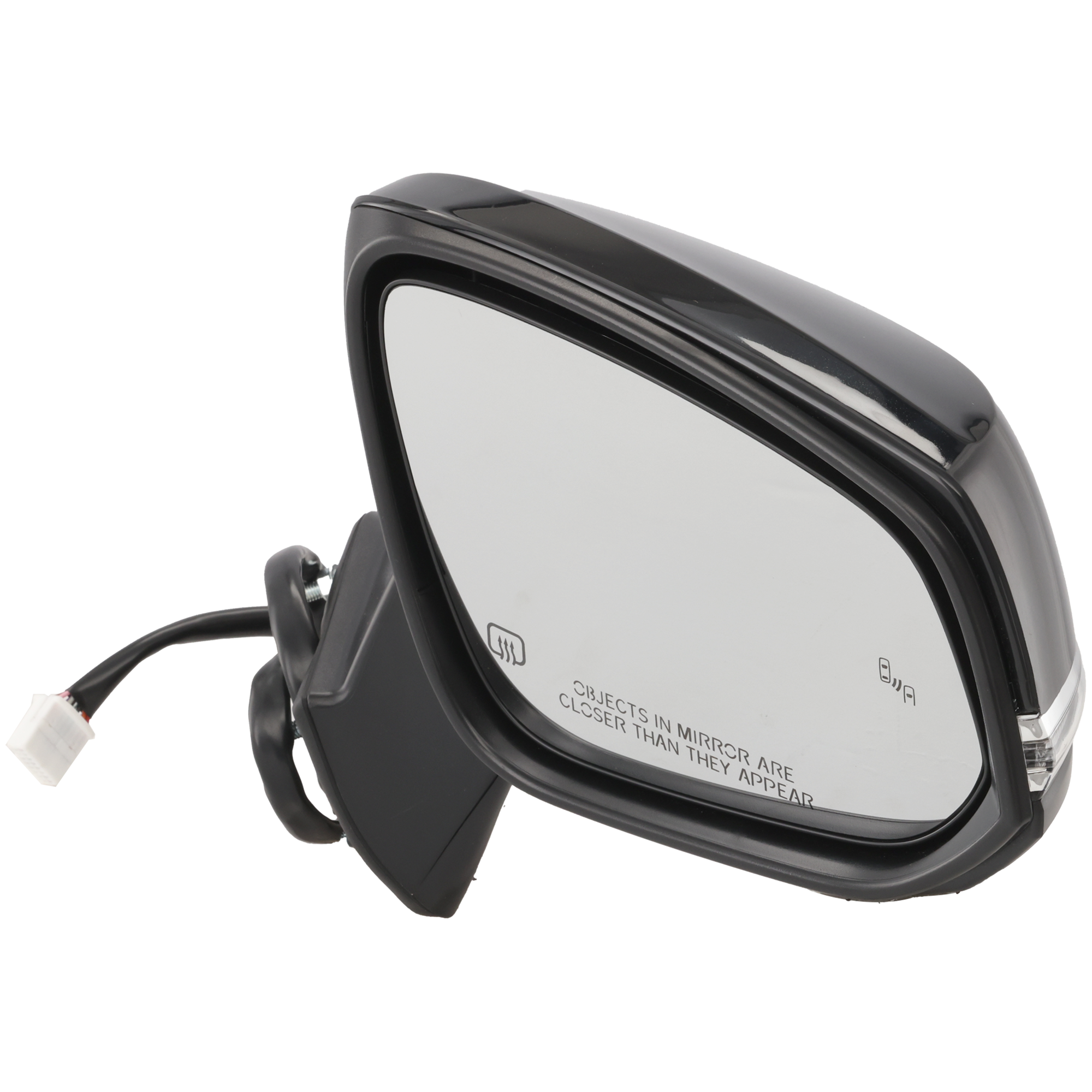 AM HIGHLANDER 20-21 MIRROR RH Power Manual Folding Heated Paintable w In housing Signal Light Memory Puddle Light Blind Spot Detection and Side Object Sensor No Auto dimming SKU JTY198ER S Partslink TO1321417 OEM 879100E380-879150E070CO