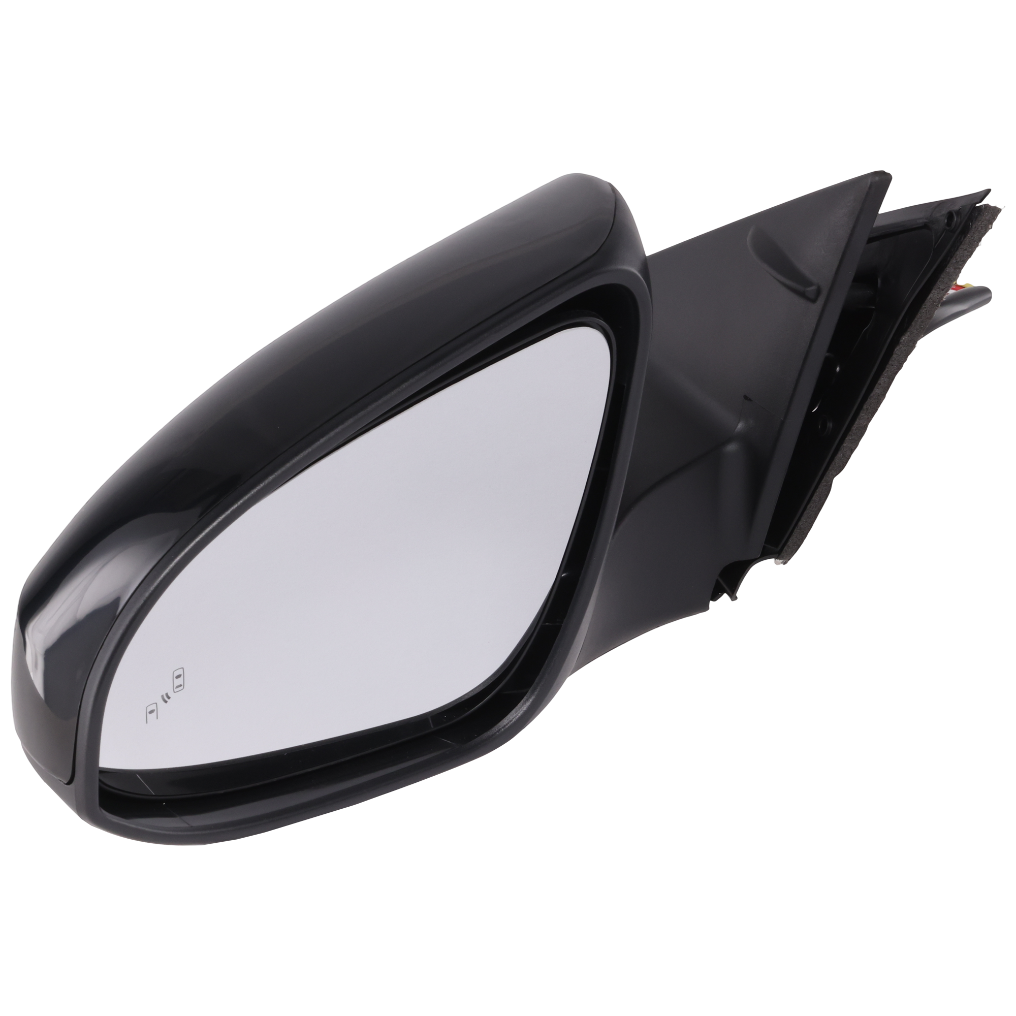 AM CAMRY 16-17 MIRROR LH Power Manual Folding Heated Paintable w BSD in Glass No Auto dimming Memory and Signal Light SKU JTY203EL Partslink TO1320375 OEM 8790606051 PFM 8794506060C0-87