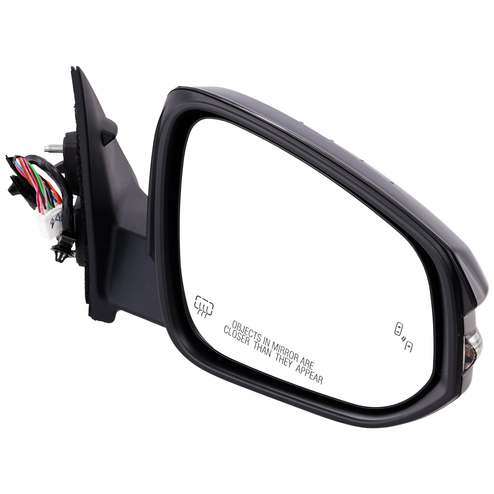 AM HIGHLANDER 14-18 MIRROR RH Power Manual Folding Heated Paintable w BSD Memory Puddle Light and Signal Light SKU JTY204ER S OEM 879100E153