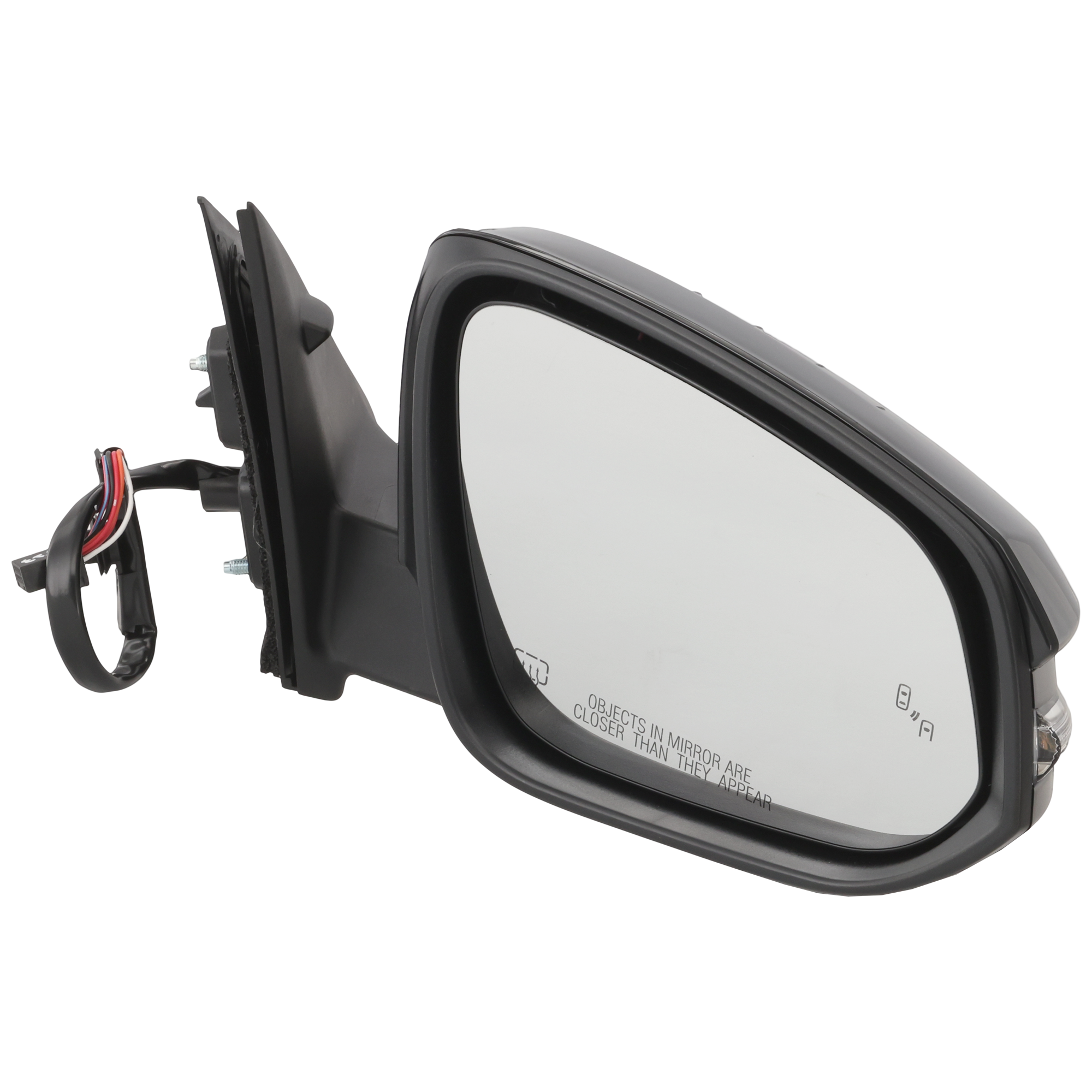 AM HIGHLANDER 14-19 MIRROR RH Power Manual Folding Heated Paintable w Signal Light and BSD No Puddle Light Memory SKU JTY205ER S Partslink TO1321361 OEM 879100E282 PFM 879100E153 PFM
