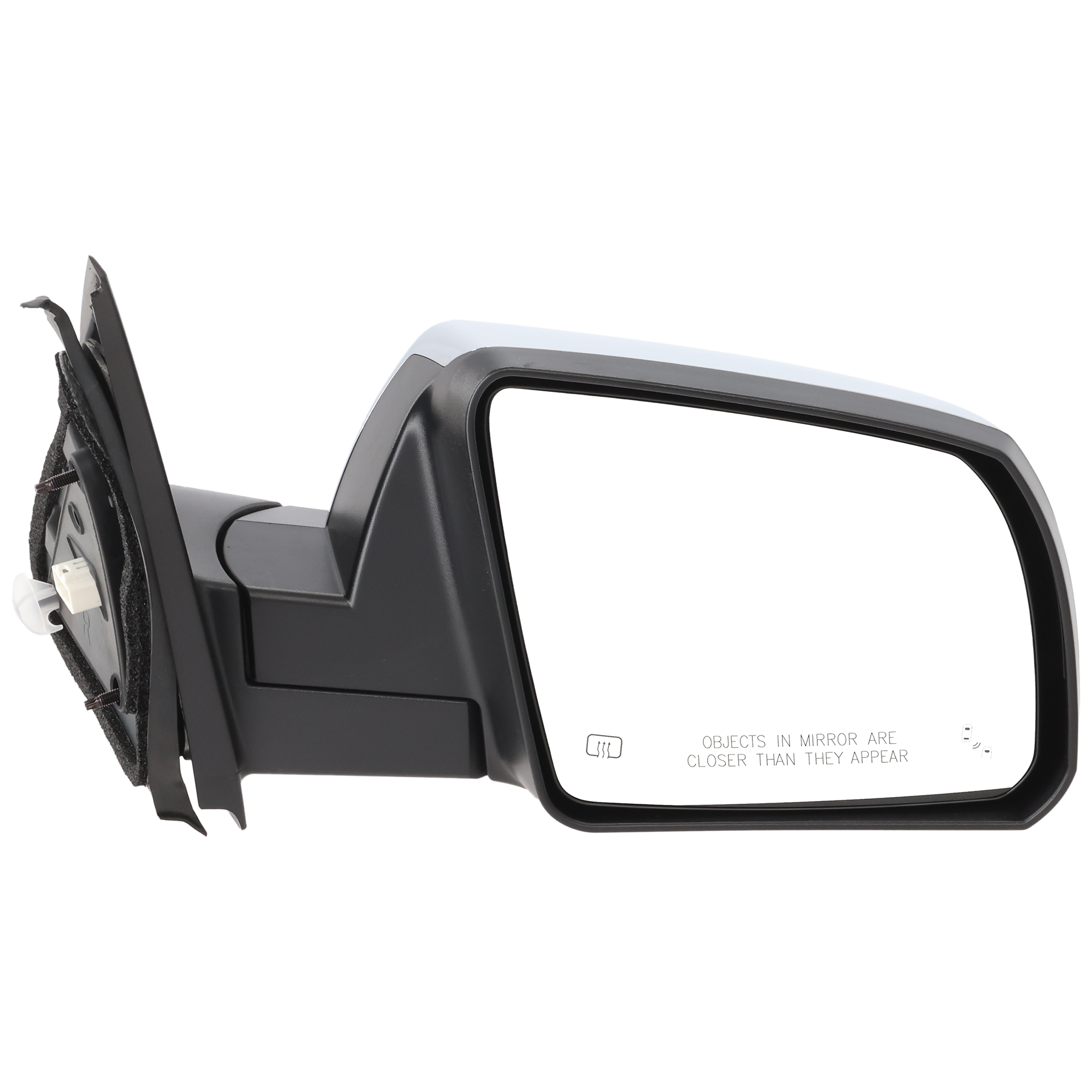 AM TUNDRA 14-21 MIRROR RH Non Towing Power Manual Folding Heated Chrome w BSD No Signal Light w Lane Change Assist SKU JTY210CR Partslink TO1321305 OEM 879100C410
