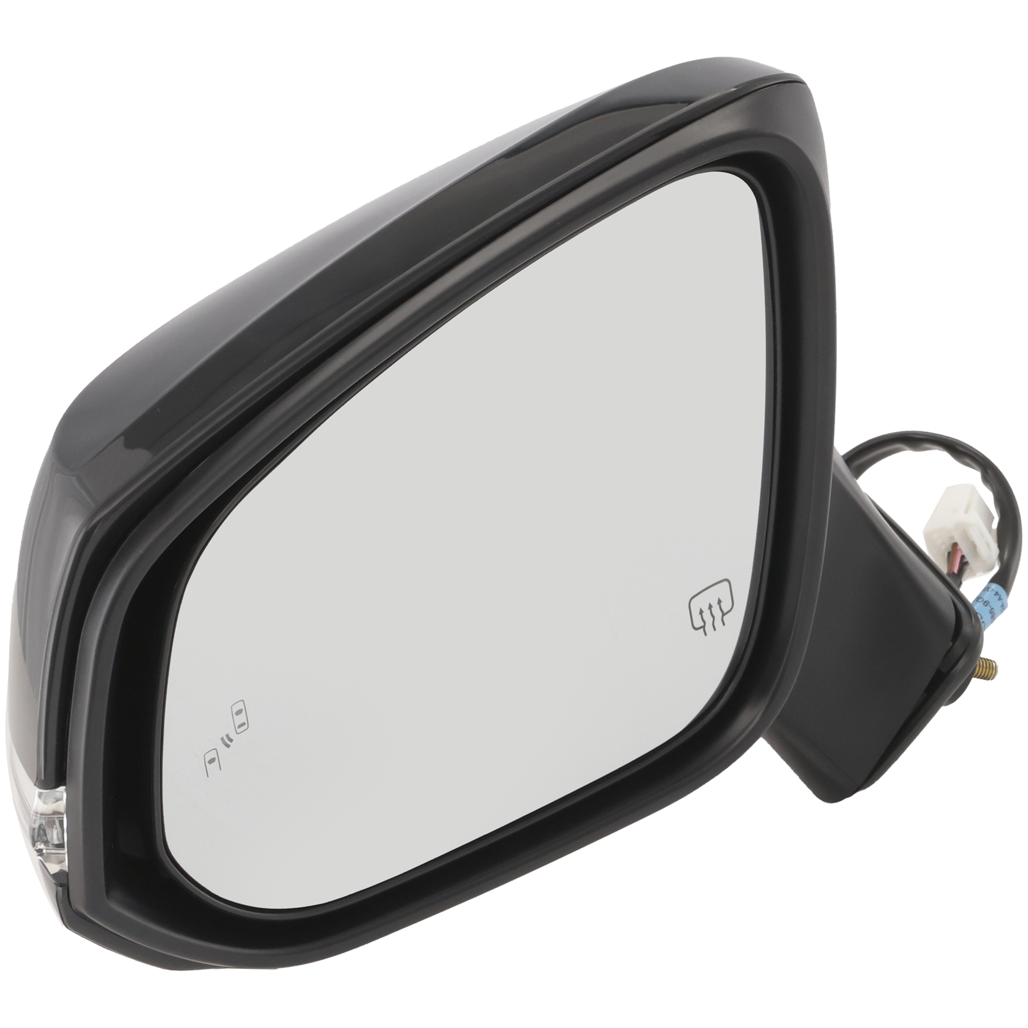 AM COROLLA CROSS 22-24 MIRROR LH Power Manual Folding Heated Paintable LE XLE Models w In Housing Signal Light and Blind Spot Detection No Memory and Auto Dimming SKU JTY223EL S Partslink TO1320431 OEM 879400A905-879450E070B4