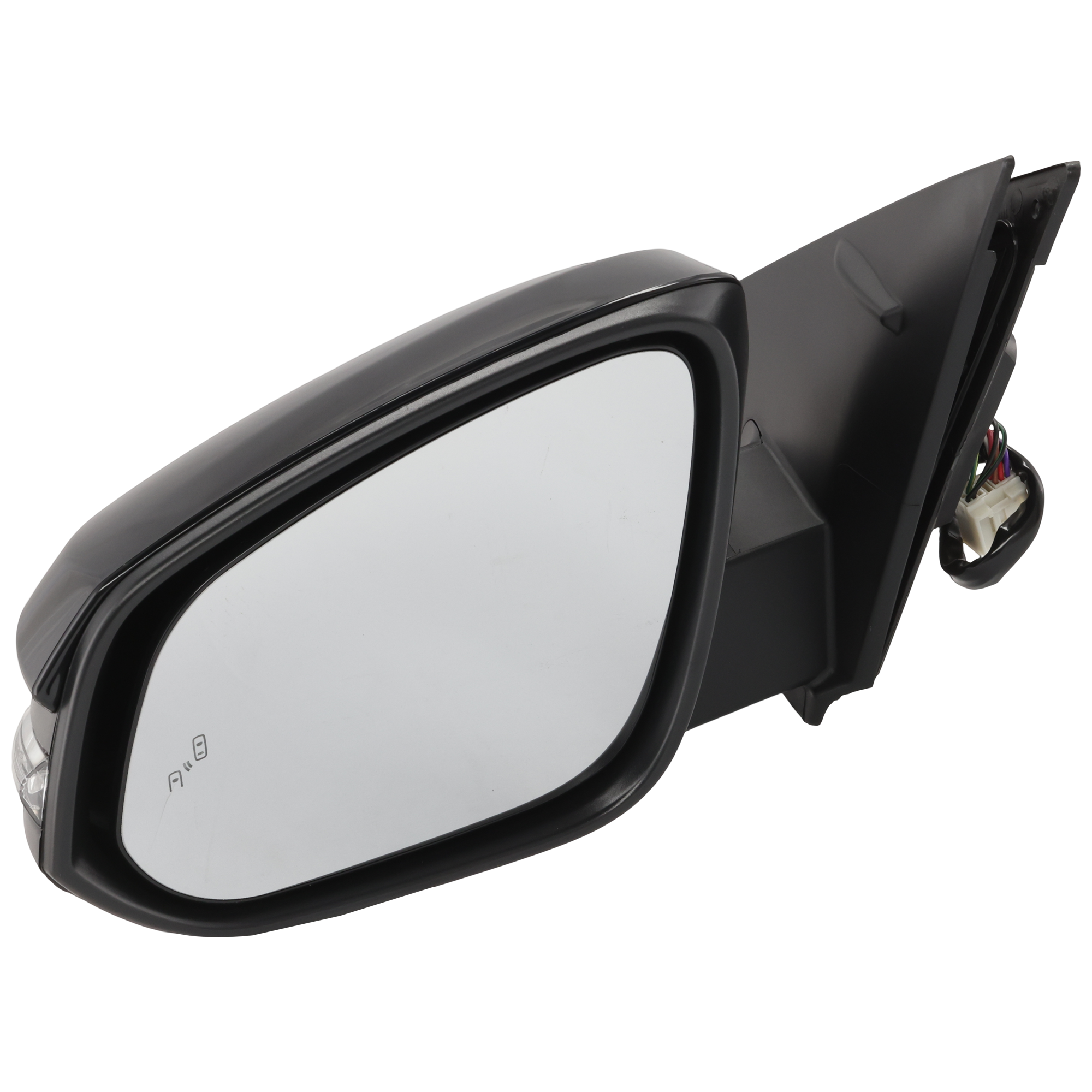 AM RAV4-13-18 MIRROR LH Power Manual Folding Heated Paintable w BSD and Signal Light North America Built Vehicle SKU JTY240EL S Partslink TO1320343 TO1320447 OEM 879400R190C0-8794042D30 PFM