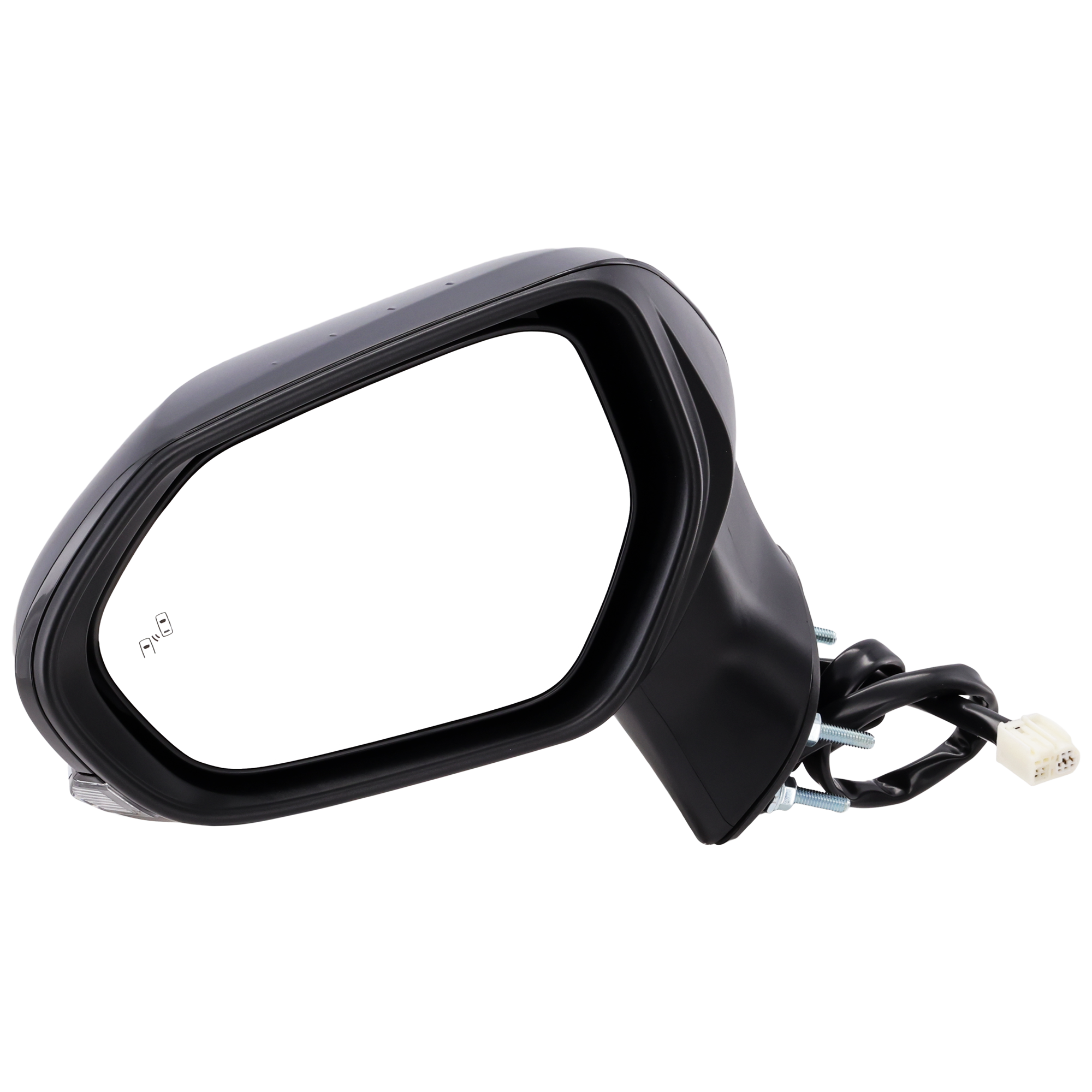 AM CAMRY 18-24 MIRROR LH Power Manual Folding Heated Paintable w BSD in Glass and In housing Signal Light No Auto dimming Camera Hole and Memory SKU JTY253EL S Partslink TO1320368 OEM 8794006840