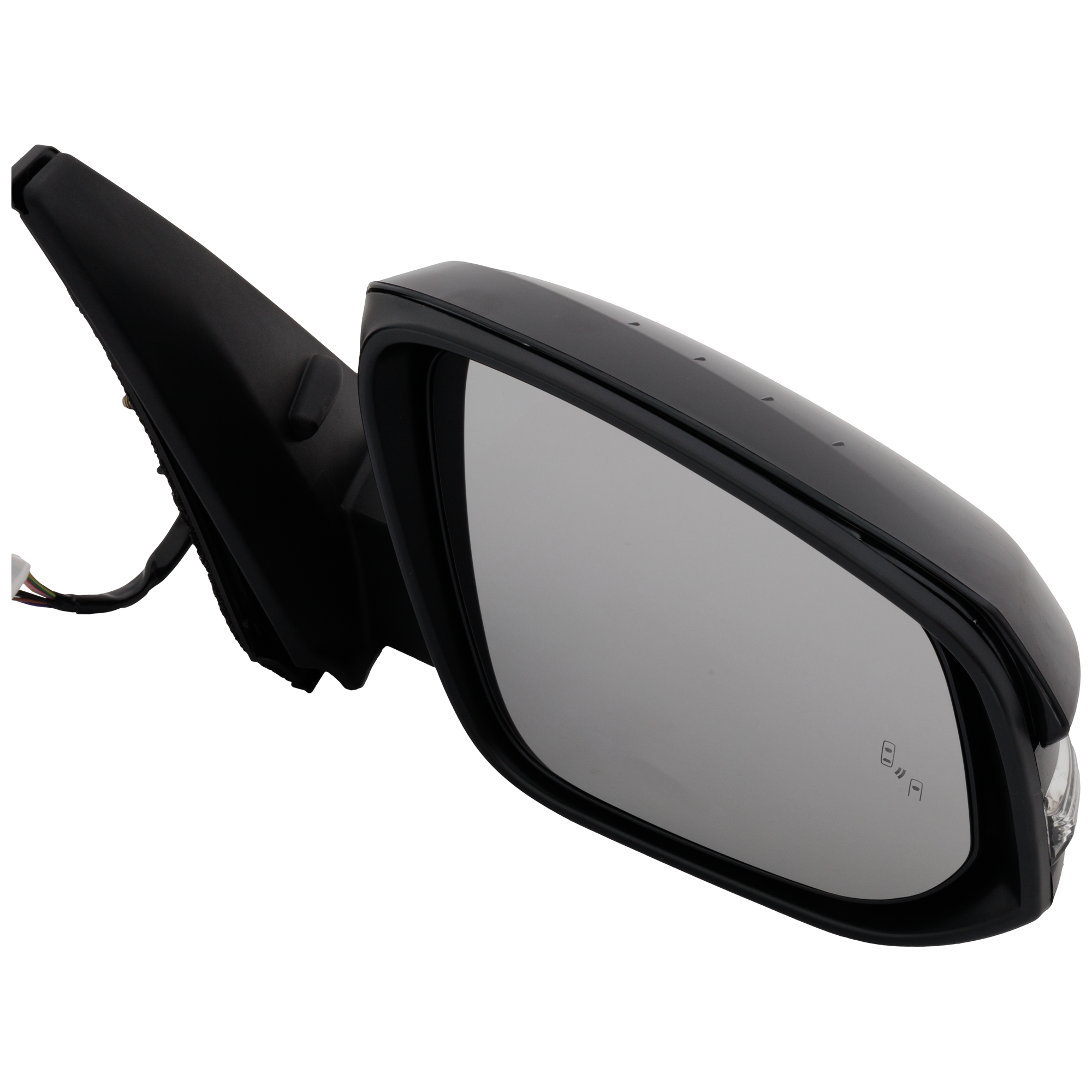 AM 4RUNNER 22-24 MIRROR RH Power Manual Folding Heated Paintable w Blind Spot Detection Puddle Light Signal No Auto dimming Memory Side View Camera Hole SKU JTY271ER Partslink TO1321448 OEM 8791035C10 PFM