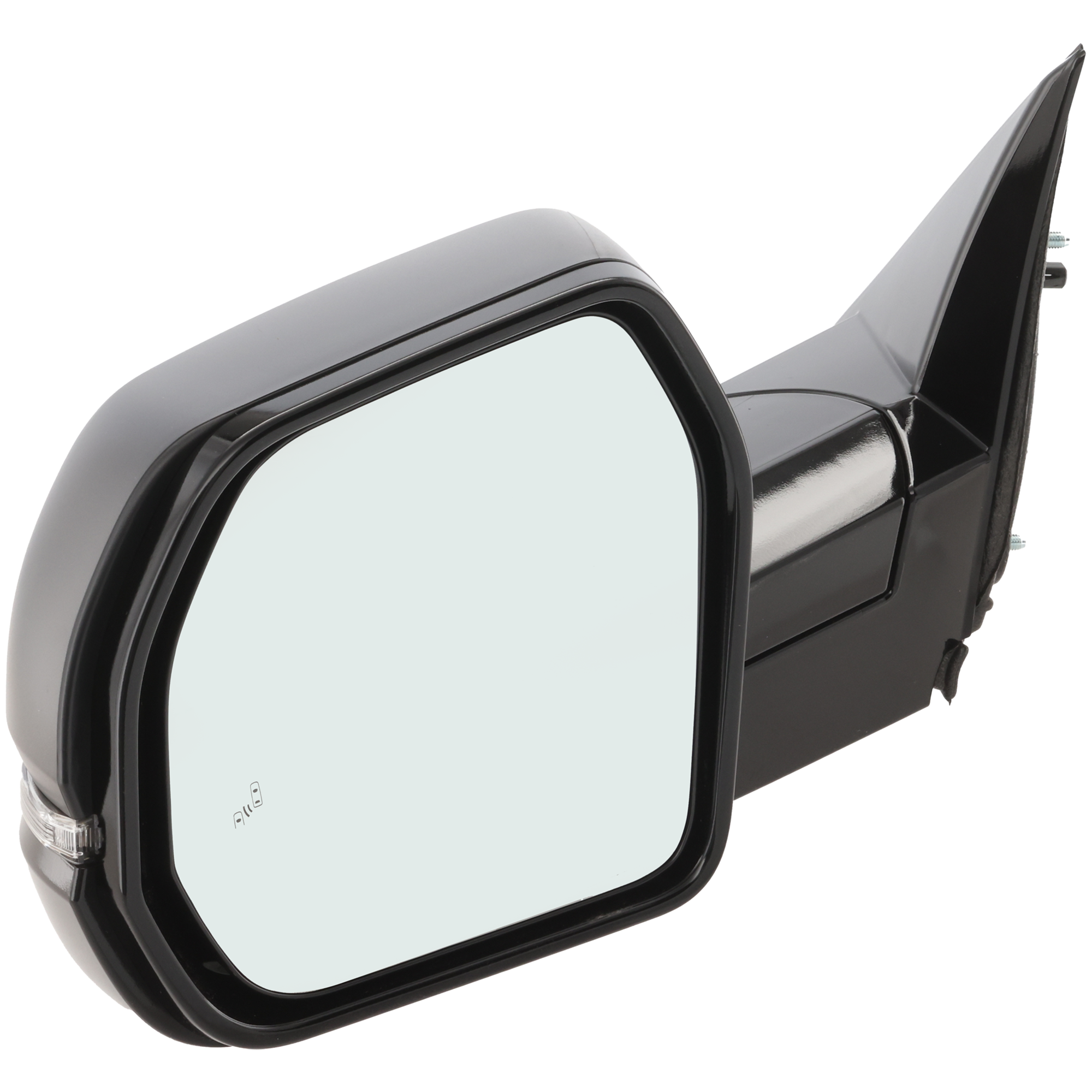 AM TUNDRA 22-24 MIRROR LH Power Manual Folding Heated Textured Black w Blind Spot Detection in Glass In housing Signal Light No Auto dimming Memory Puddle Light Side View Camera SKU JTY274EL Partslink TO1320433 OEM 879400C661-879400C660 PFM