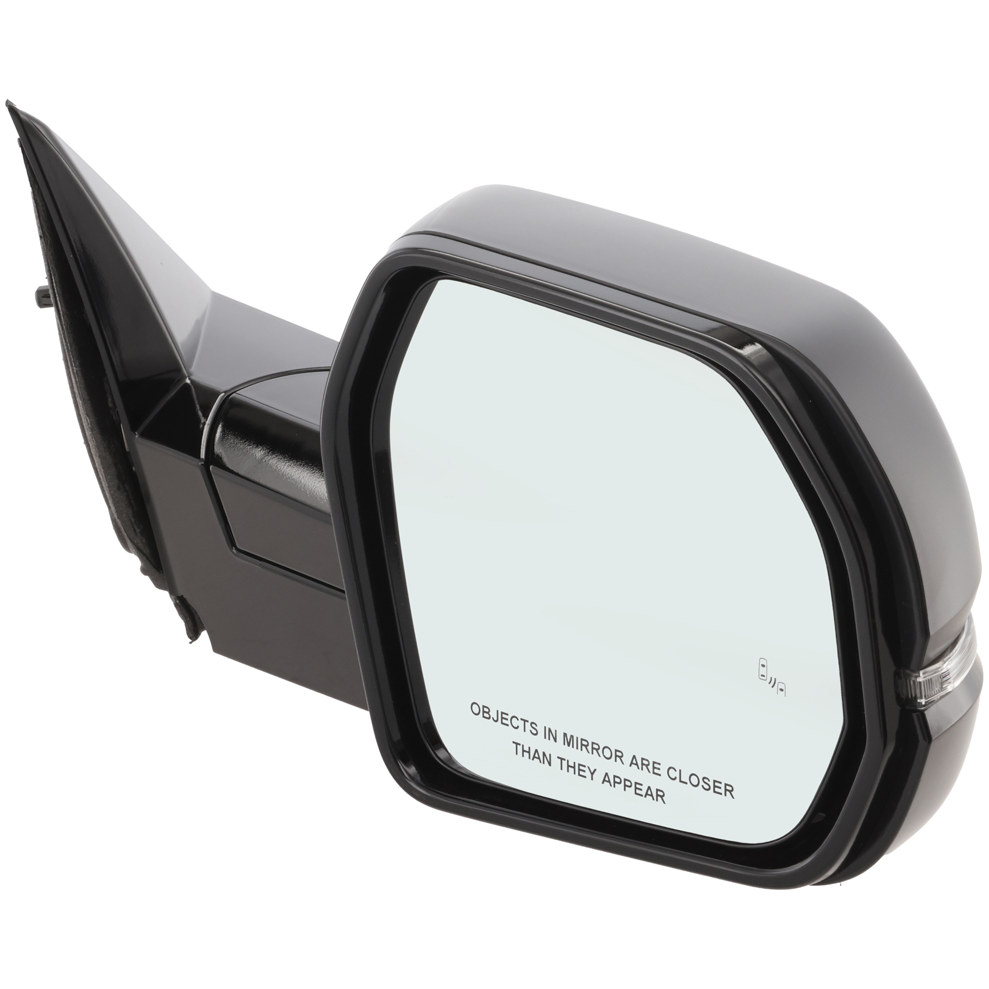 AM TUNDRA 22-24 MIRROR RH Power Manual Folding Heated Textured Black w Blind Spot Detection in Glass In housing Signal Light No Auto dimming Memory Puddle Light Side View Camera SKU JTY274ER Partslink TO1321433 OEM 879100C661-879100C660 PFM