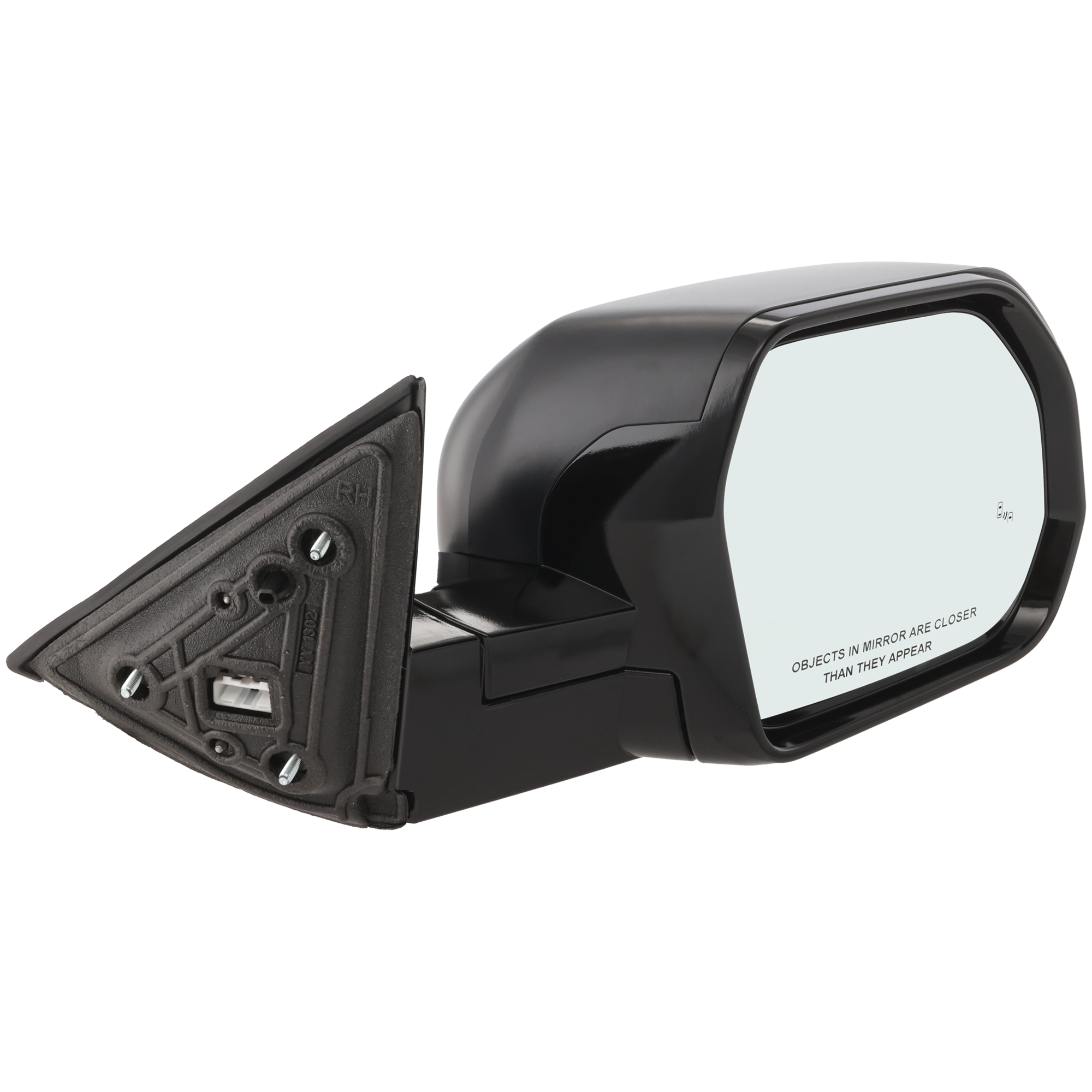 AM TUNDRA 22-24 MIRROR RH Power Power Folding Heated Textured Black w Blind Spot Detection in Glass Memory In housing Signal Light No Auto dimming Puddle Light Side View Camera SKU JTY279ER Partslink TO1321436 OEM 879100C681 PFM