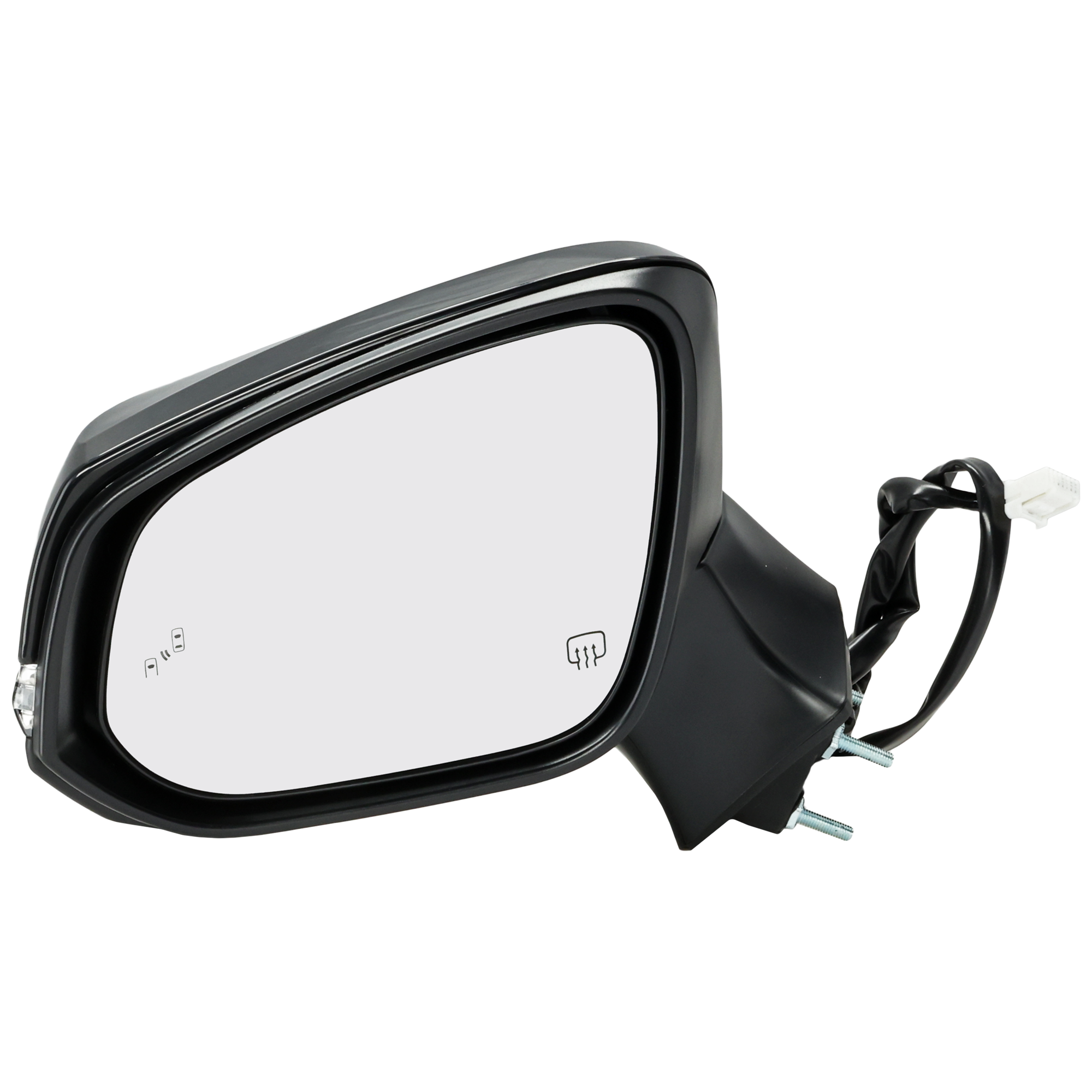 AM GRAND HIGHLANDER 24-24 MIRROR LH Power Manual Folding Heated Paintable w BSD No Auto dimming Memory and Puddle Light w Signal Light Hybrid XLE XLE Models SKU JTY293EL Partslink TO1320453 OEM 879400E660 PFM