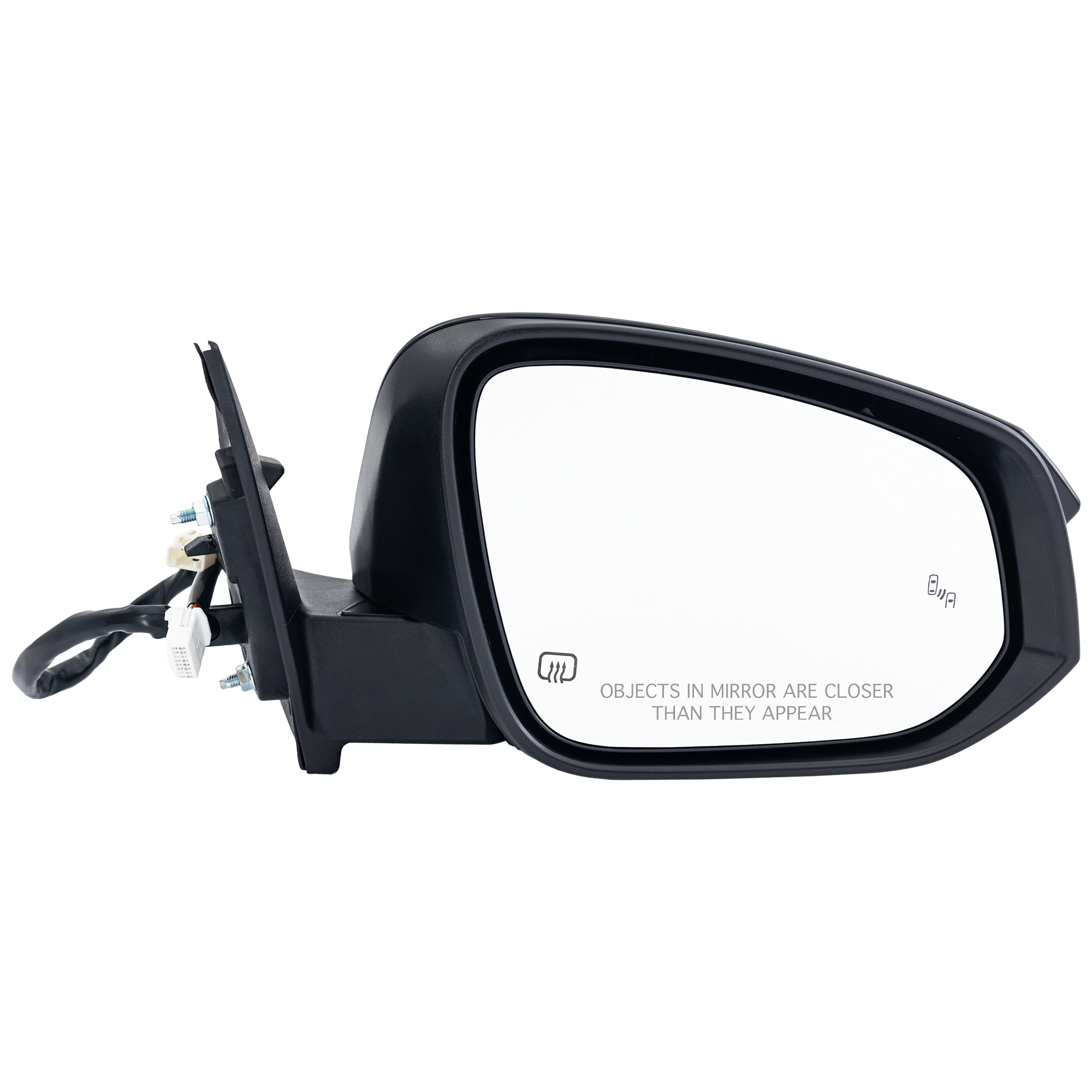 AM HIGHLANDER 17-19 MIRROR RH Power Manual Folding Heated Paintable w BSD Memory Signal Light Puddle Light No Auto dimming w Around View Monitor SKU JTY295ER Partslink TO1321379 OEM 879100E292 PFM