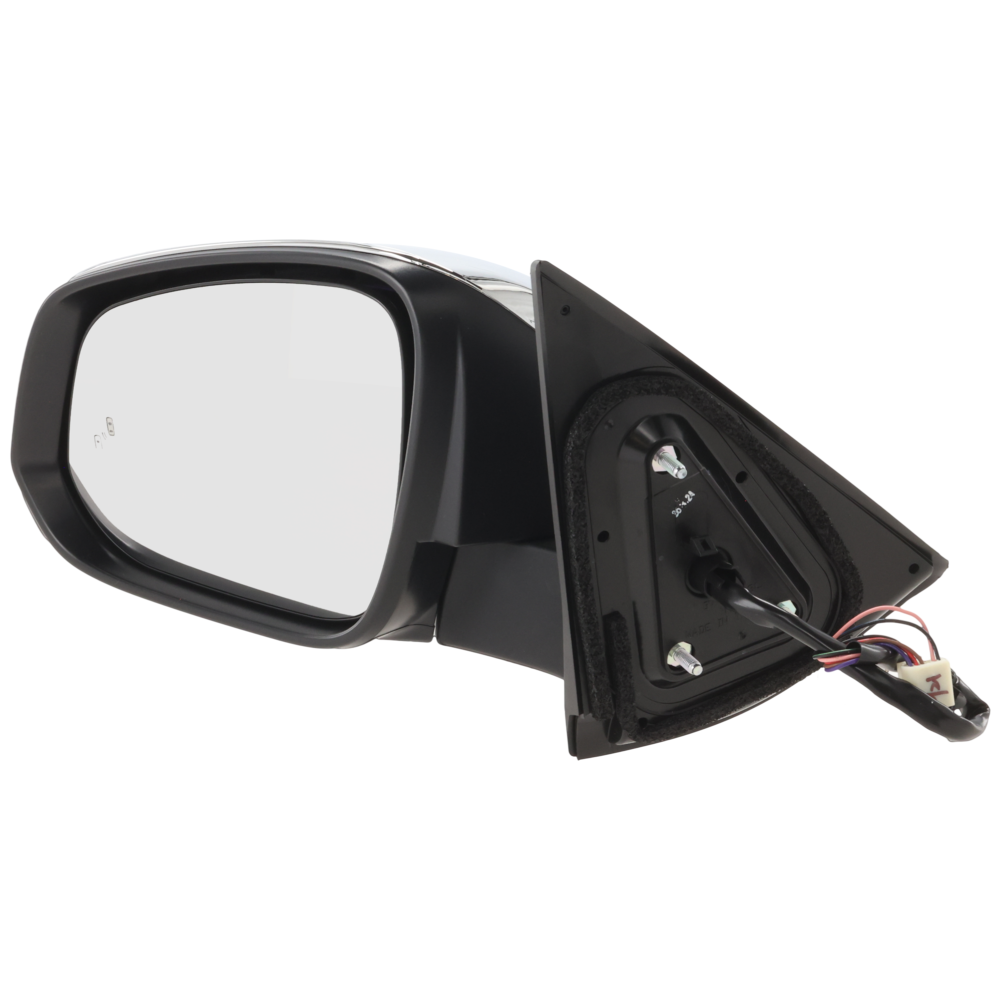 AM TACOMA 24-25 MIRROR LH Power Heated Manual Folding Chrome w BSD w o Auto Dimming w Signal Light w o Memory w o Puddle Light w o Side View Camera SKU JTY307EL Partslink TO1320464 OEM 87940AK030 PFM