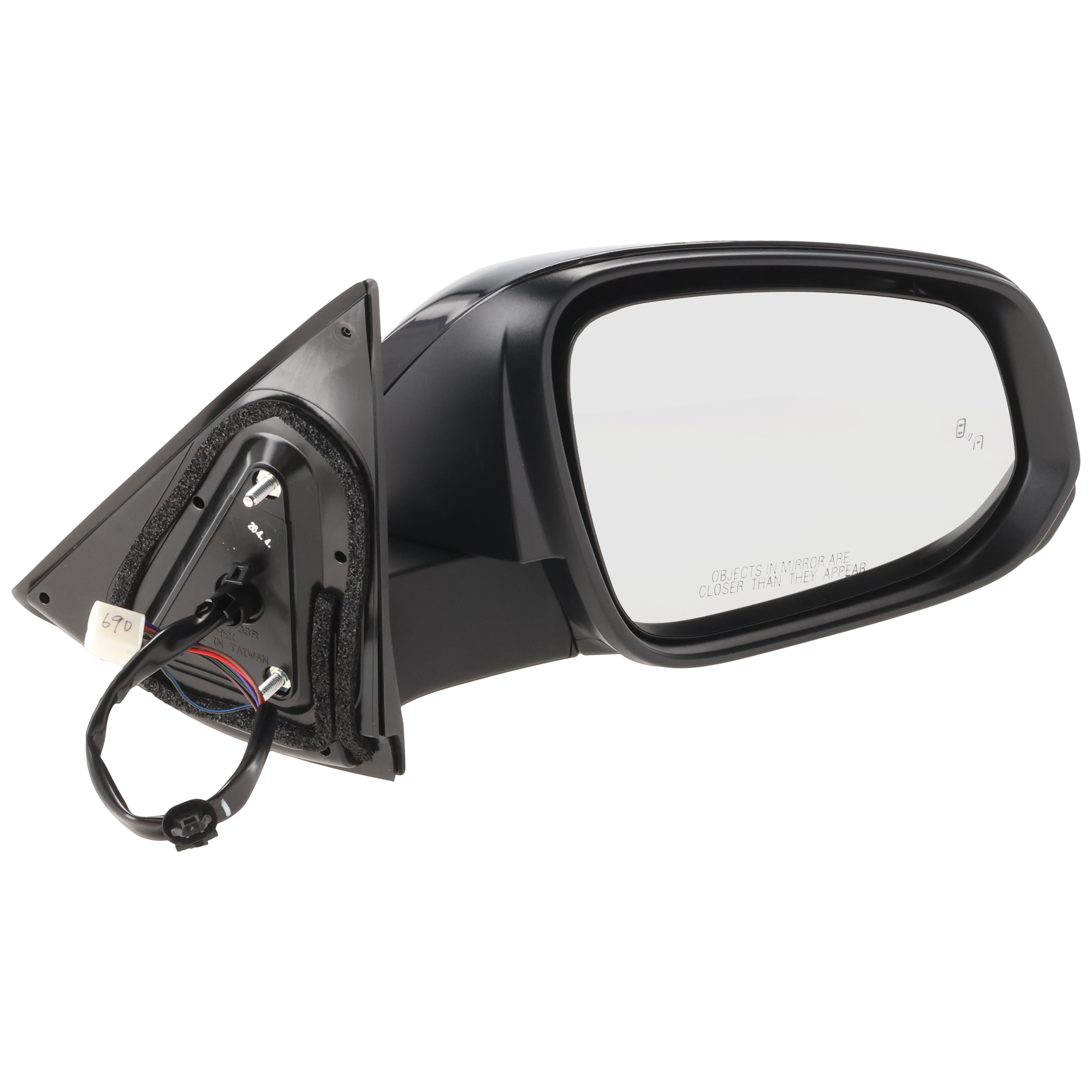 AM TACOMA 24-24 MIRROR RH Power Heated Manual Folding Paintable w BSD w o Auto Dimming w o Signal Light w o Memory w o Puddle Light w o Side View Camera SKU JTY311ER Partslink TO1321462 OEM 87910AK020 PFM