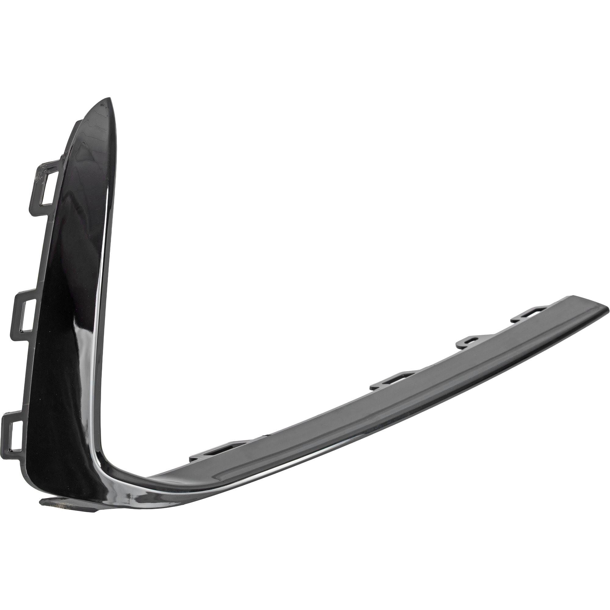 AM JETTA 25-25 FRONT BUMPER MOLDING RH Black Sport Model SKU JV01590003 Partslink VW1047128 OEM 17A853764A041