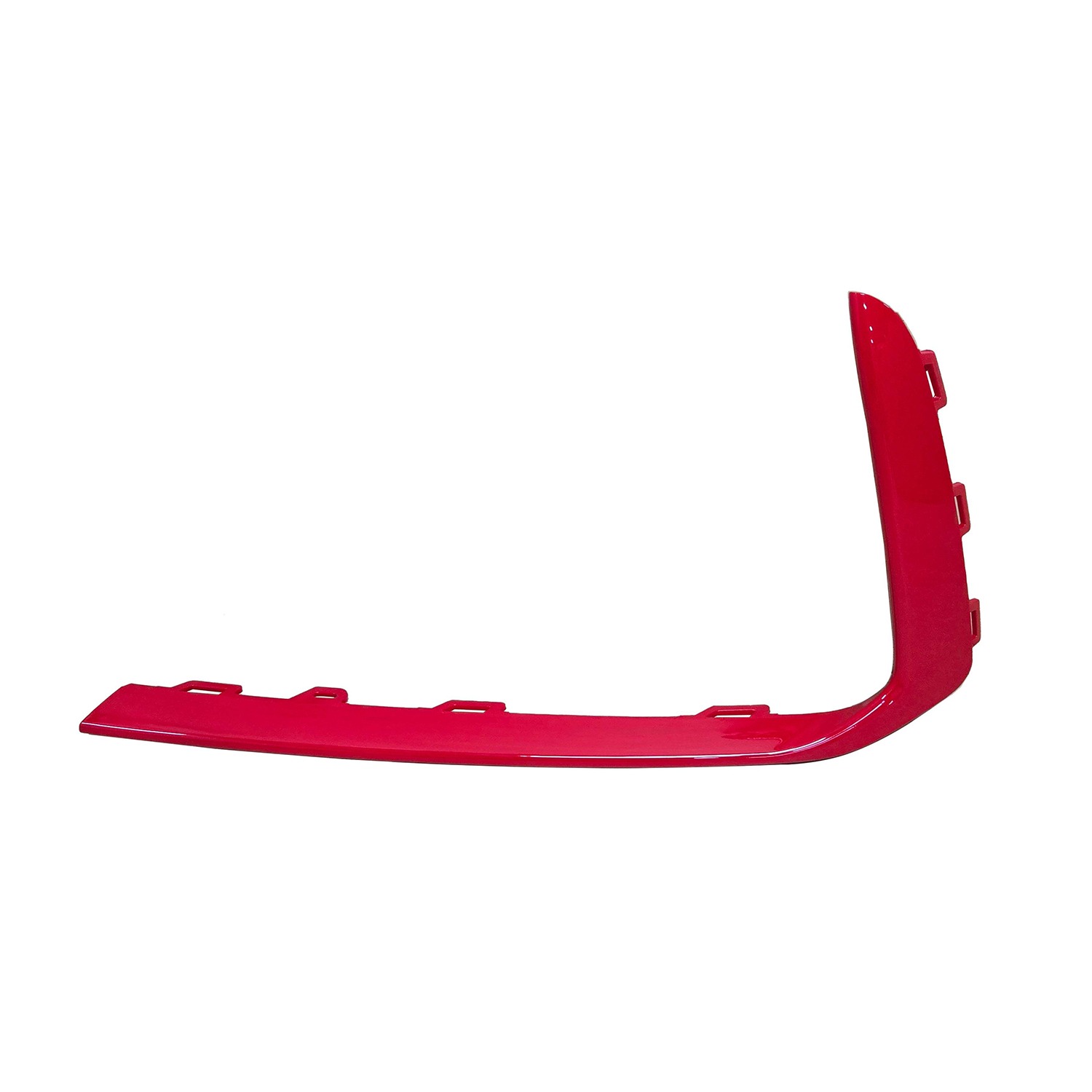 AM JETTA 25-25 FRONT BUMPER MOLDING RH Painted Red GLI Models SKU JV01590008 Partslink VW1046129 OEM 17A853763AY3D
