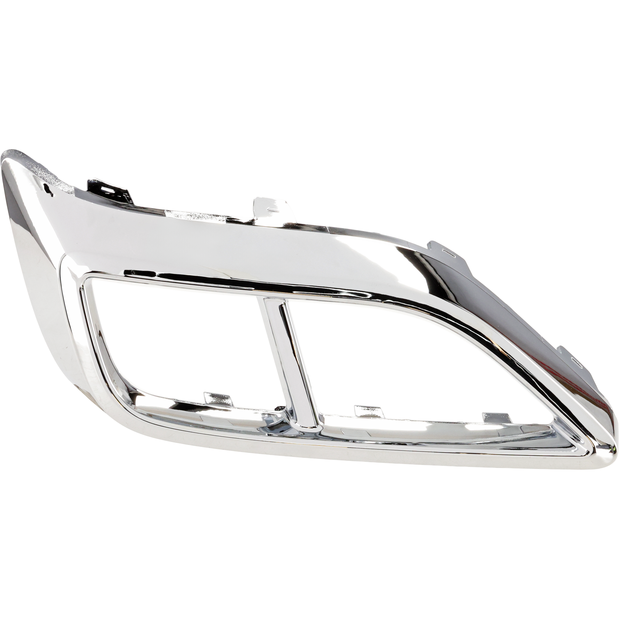 AM ATLAS 21-23 FRONT BUMPER MOLDING RH Exhaust Finisher Tip Chrome w R Line Package SKU JV01590013 Partslink VW1139103 OEM 3CN807834B2ZZ