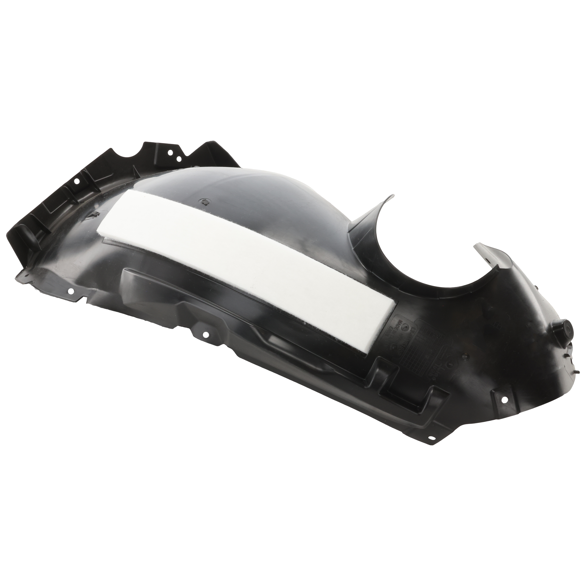 AM GOLF R GTI 22-24 FRONT FENDER LINER RH Rear Section Injection Form w Insulation Foam SKU JV22210007 Partslink VW1249163 OEM 5H0805970A
