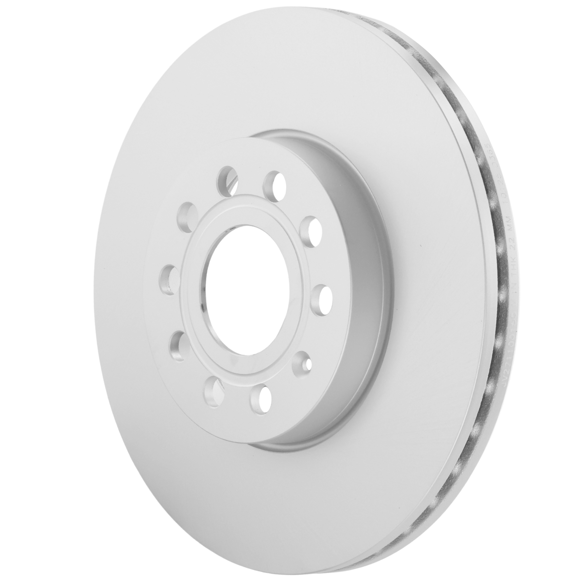 AM JETTA 05-22 GOLF 10-21 FRONT BRAKE DISC RH=LH Plain Surface G Coated Cast Iron Vented 5 Lugs SKU JV27110015G OEM 1K0615301T PFM