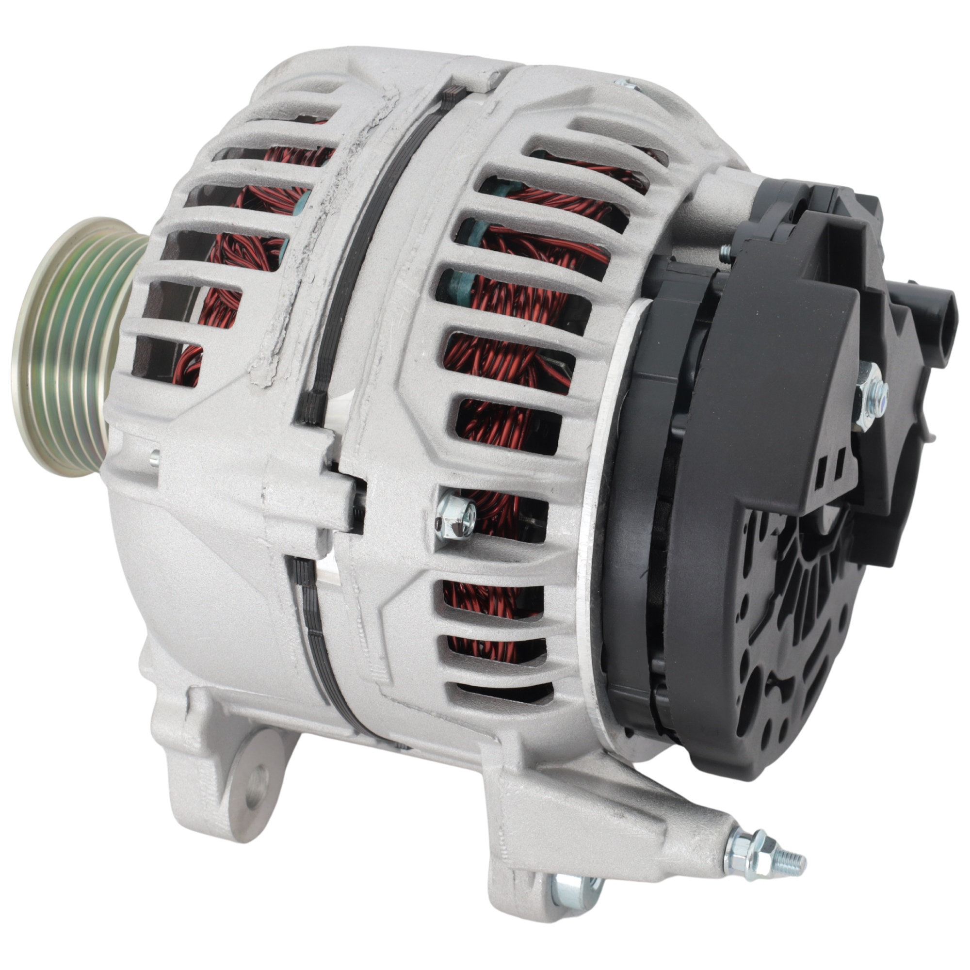 AM GOLF 10-14 JETTA 05-14 ALTERNATOR 12 Volts 140 Amp 5 Grooves Clockwise SKU JV33010002 OEM 0124525062