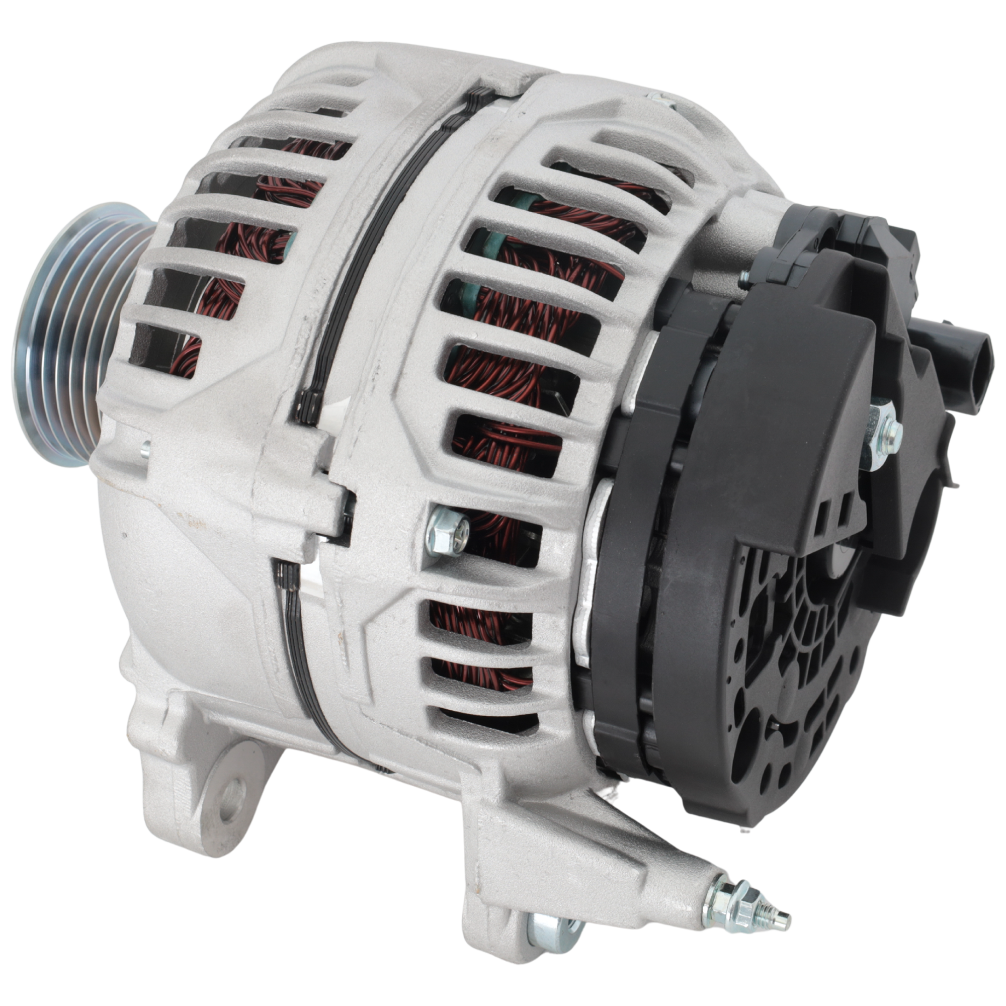 AM BEETLE 99-10 GOLF 99-06 ALTERNATOR 12 Volts 120 Amp 6 Grooves Clockwise SKU JV33010003 OEM 0124515010