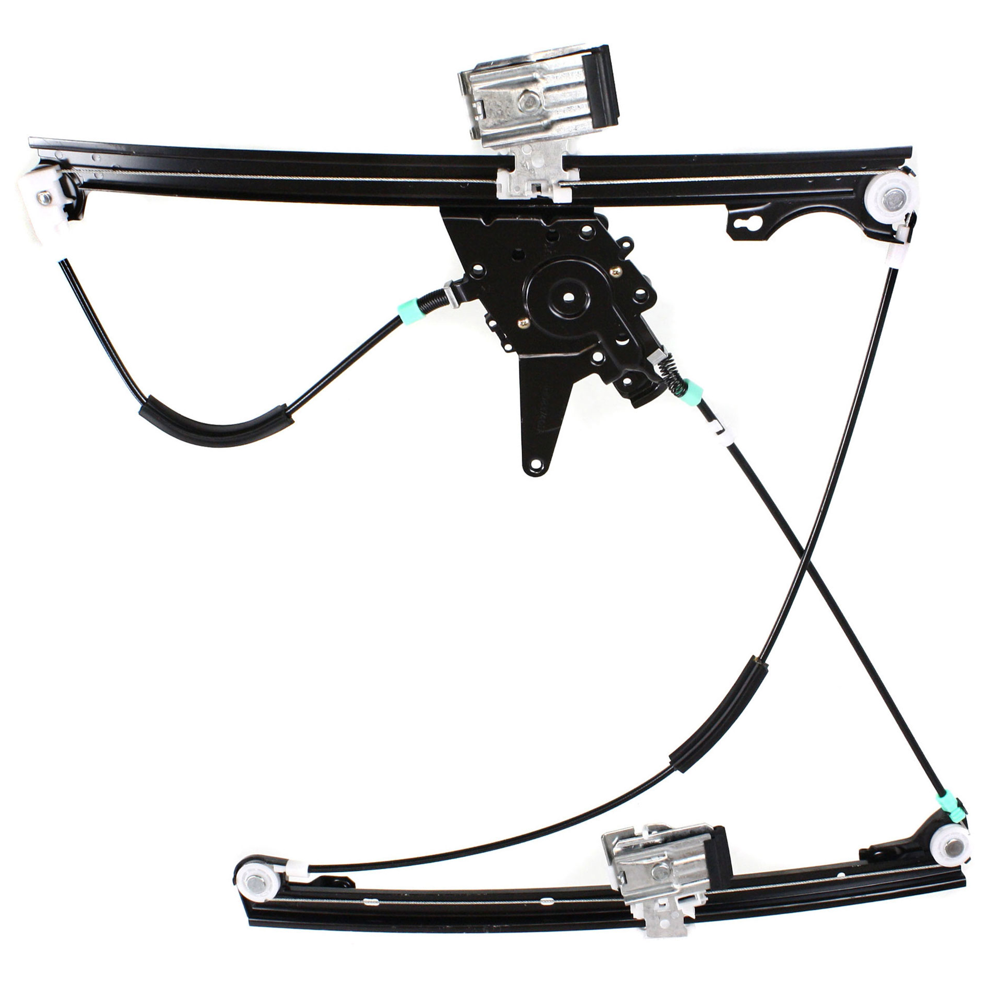AM GOLF JETTA 93-99 FRONT WINDOW REGULATOR LH Power w o Motor w o Cable Adjusters SKU JV462906 Partslink VW1350102 OEM 1H0837461A