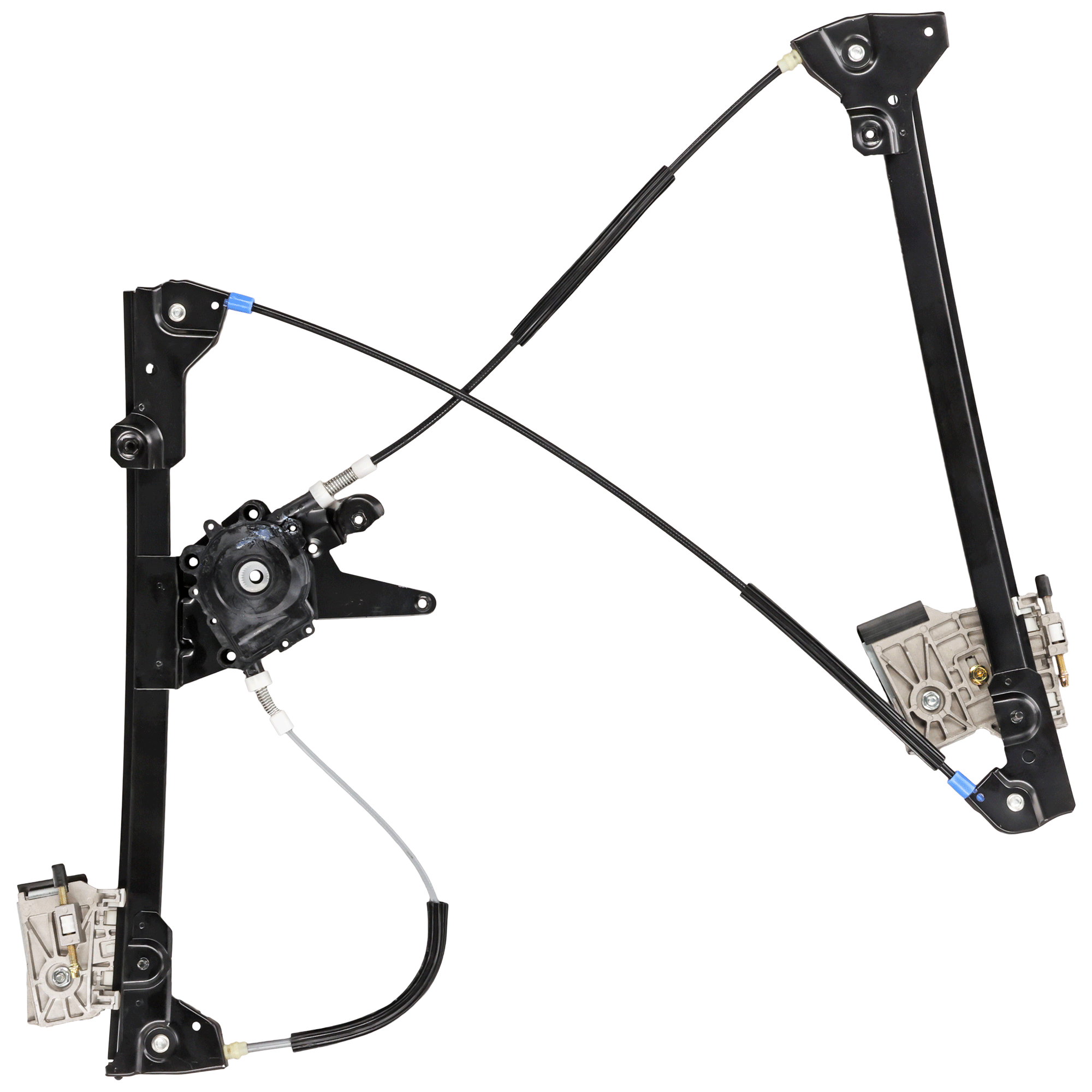AM CABRIO 95-02 FRONT WINDOW REGULATOR RH Power w o Motor SKU JV462909 Partslink VW1351107 OEM 1E0837462