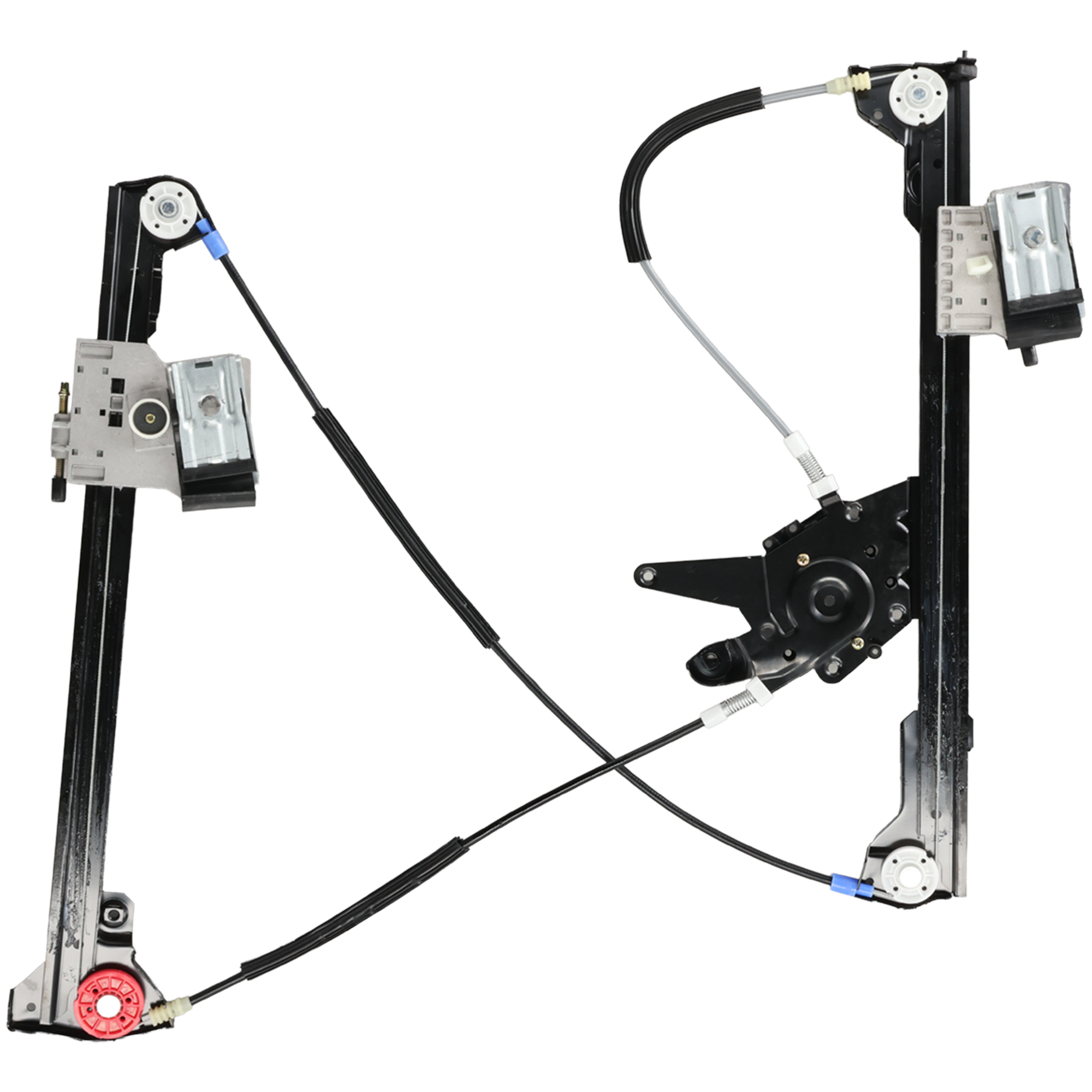 AM CABRIO 95-02 FRONT WINDOW REGULATOR LH Power w o Motor SKU JV462910 Partslink VW1350107 OEM 1E0837461