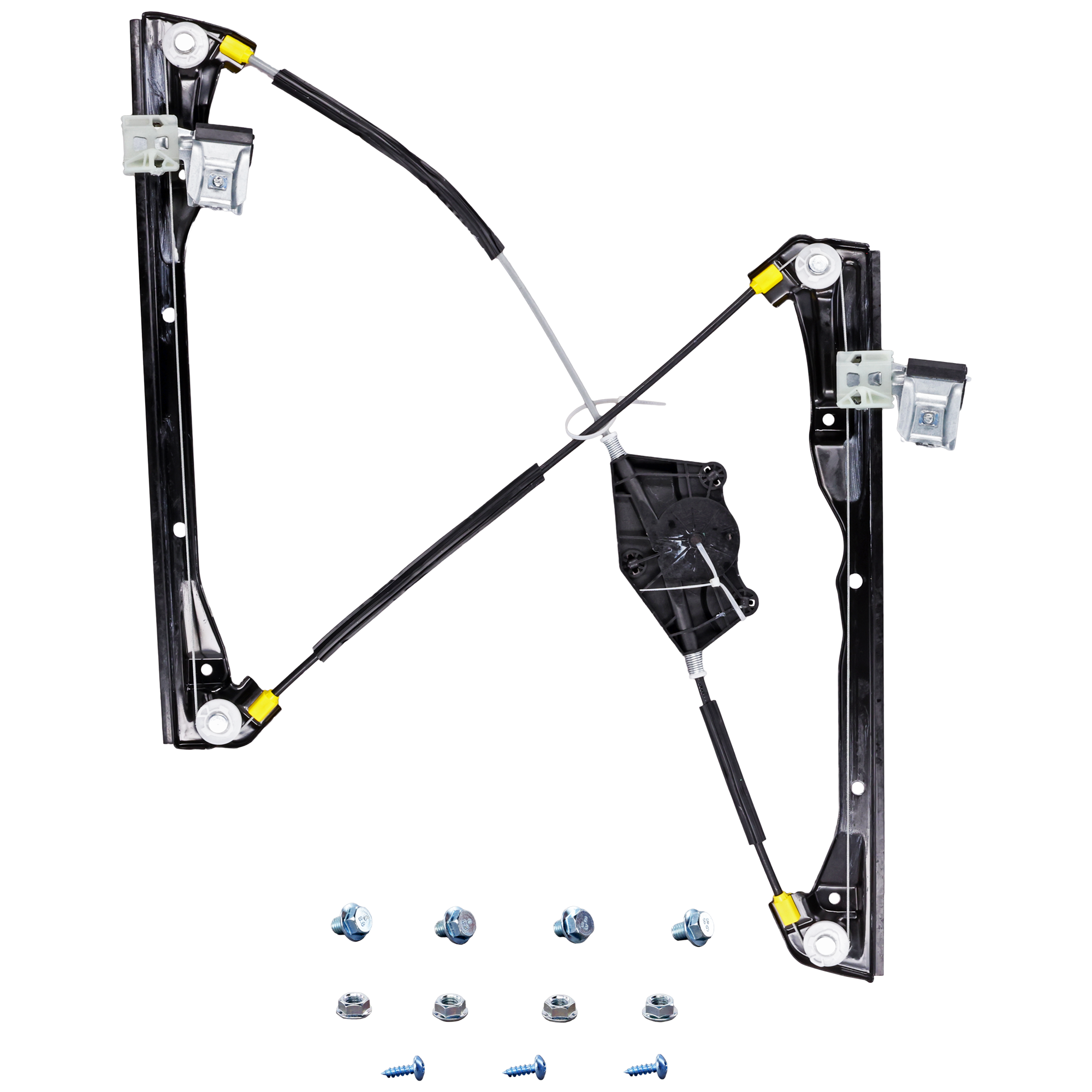 AM GOLF 99-06 JETTA 99-05 FRONT WINDOW REGULATOR RH Power w o Motor w o Panel 4 Door SKU JV462917 Partslink VW1351104 OEM 1J4837462F