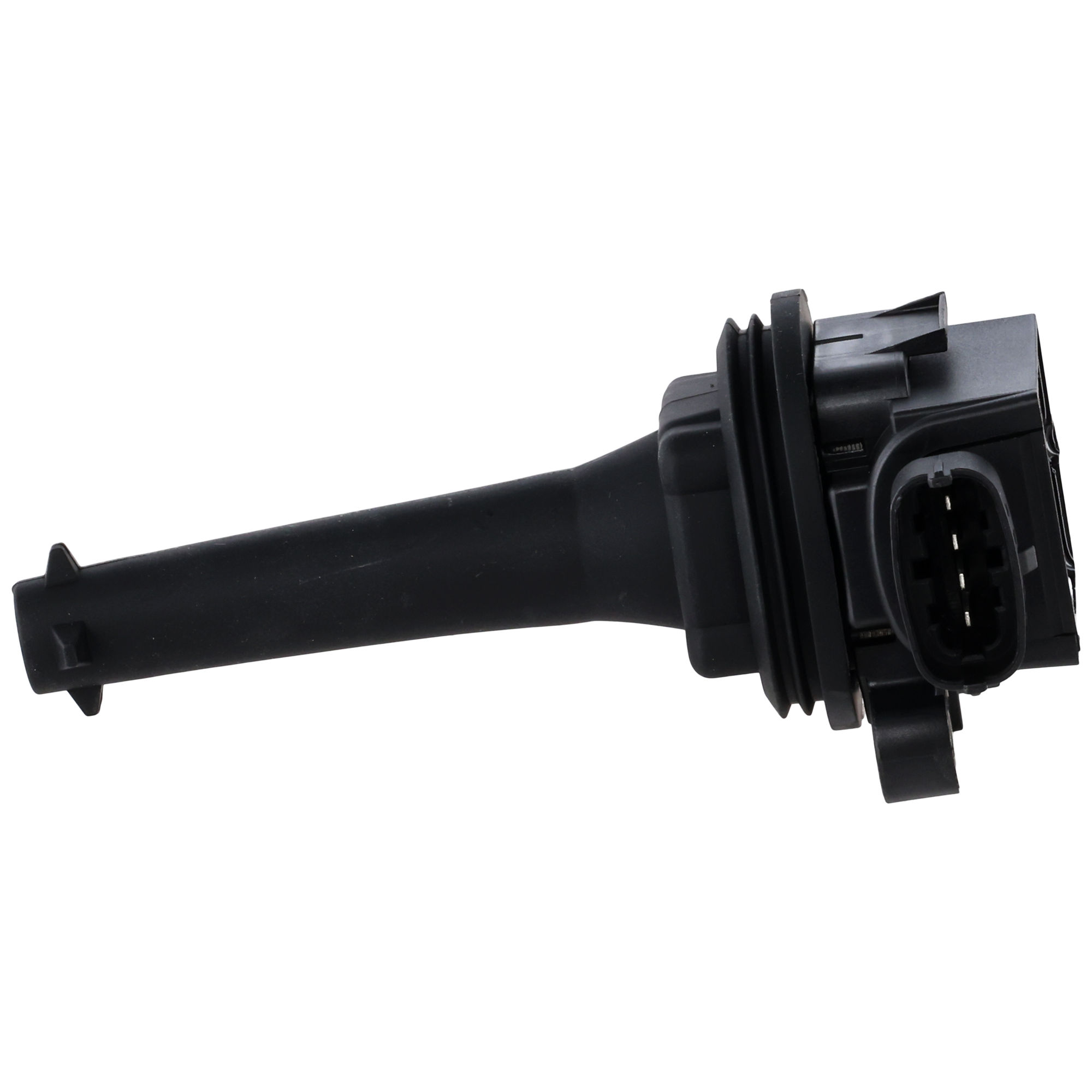 AM V70-99-07 IGNITION COIL 4 Male Blade Terminals 12 Volts Female Connector In Cap Coil Design SKU JV504605