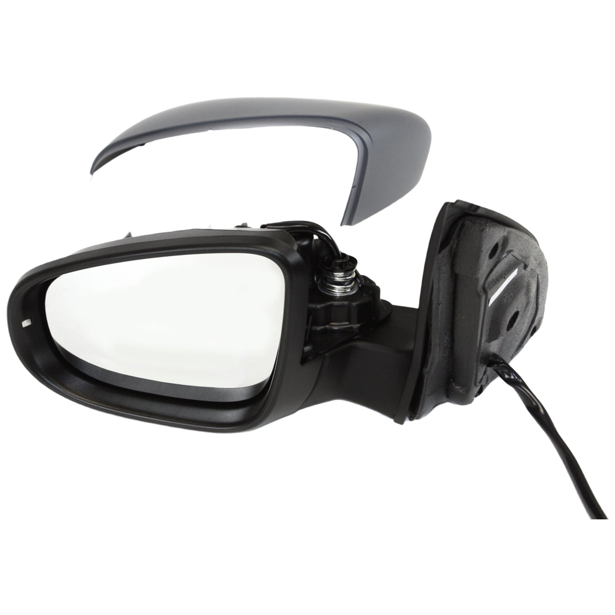 AM GOLF GTI 10-14 MIRROR LH Power Power Folding Heated Paintable w Memory Hatchback SKU JVW11EL S Partslink VW1320141 OEM 5K0857507AF9B9