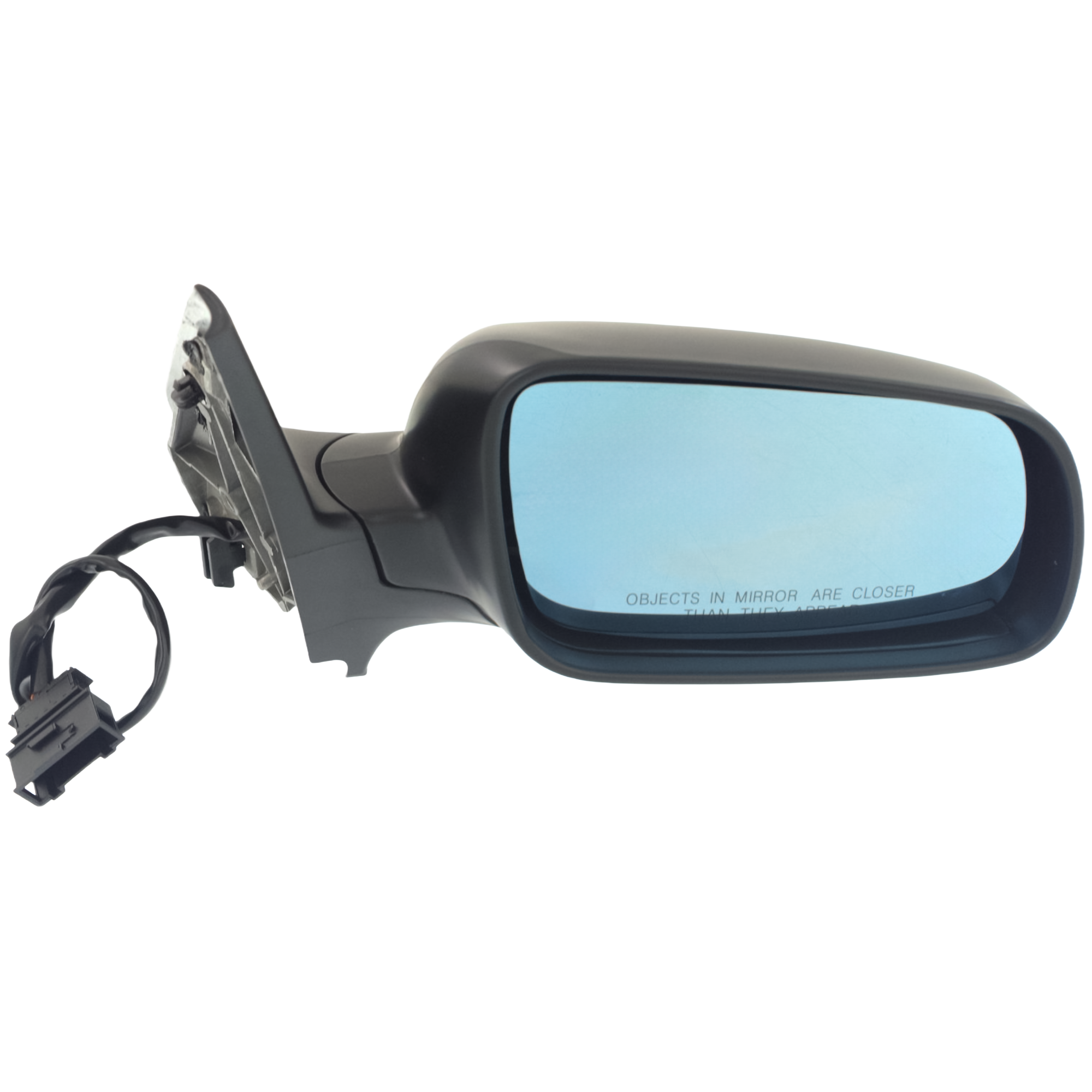 AM GOLF 99-06 MIRROR RH Power Manual Folding Heated Paintable No Memory Blue Glass SKU JVW17ER Partslink VW1321111 OEM 1J1857508K01