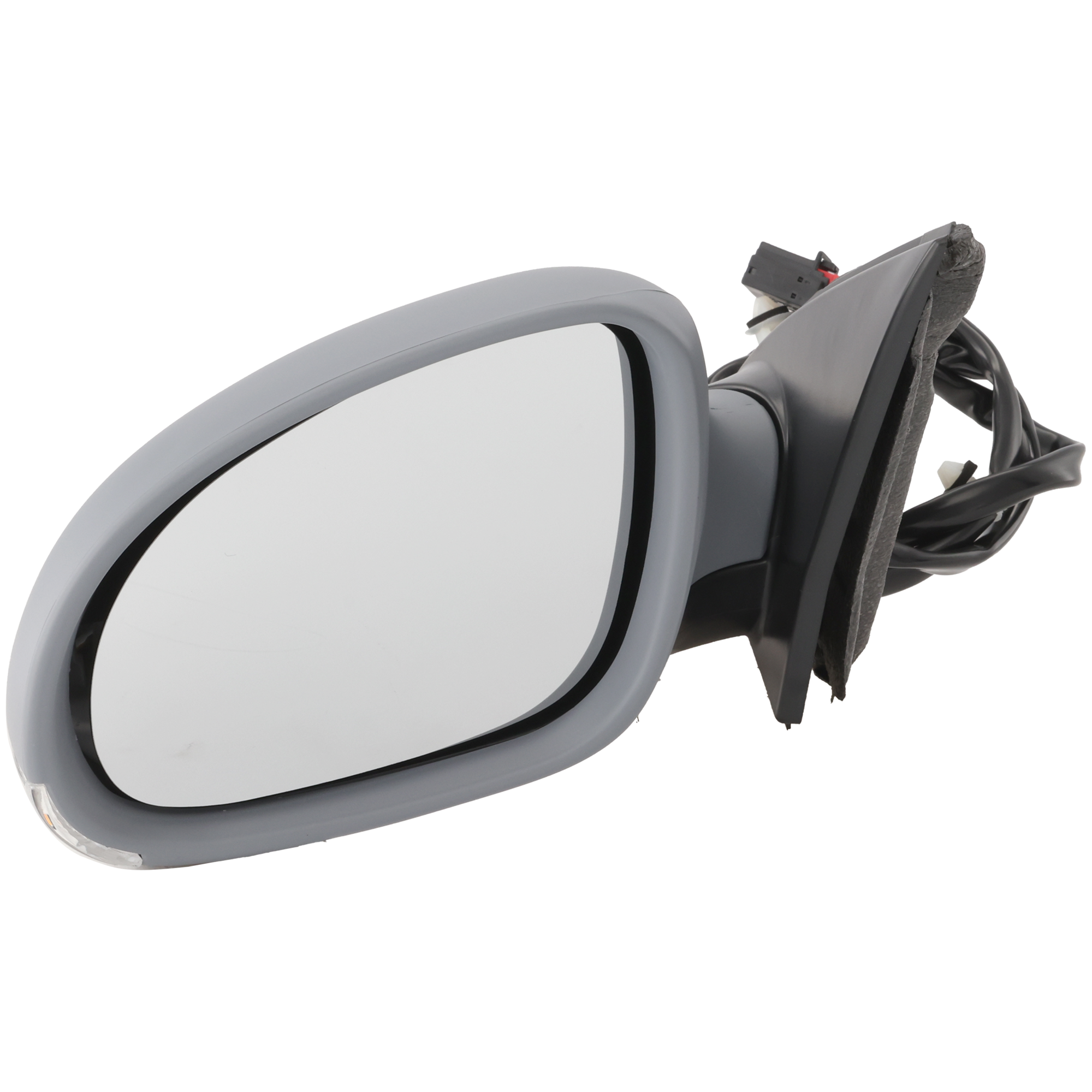 AM JETTA 05-10 MIRROR LH Power Manual Folding Heated Paintable w Signal Light No Puddle Light Sedan SKU JVW27EL Partslink VW1320122 OEM 1K1857507DJ9B9