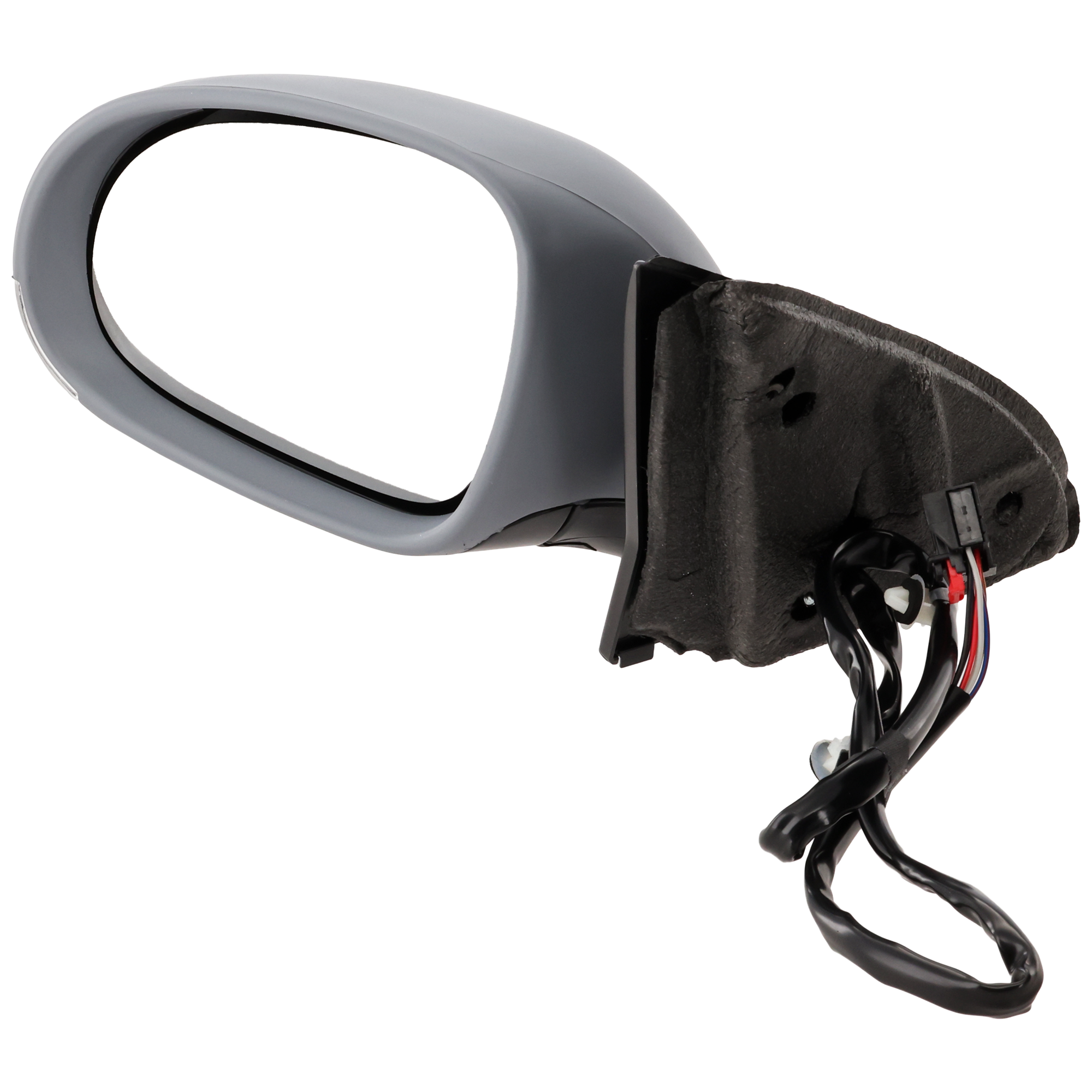 AM JETTA 05-10 MIRROR LH Power Manual Folding Heated Paintable w Puddle and Signal Lights Sedan SKU JVW28EL Partslink VW1320123 OEM 1K1857507BH9B9