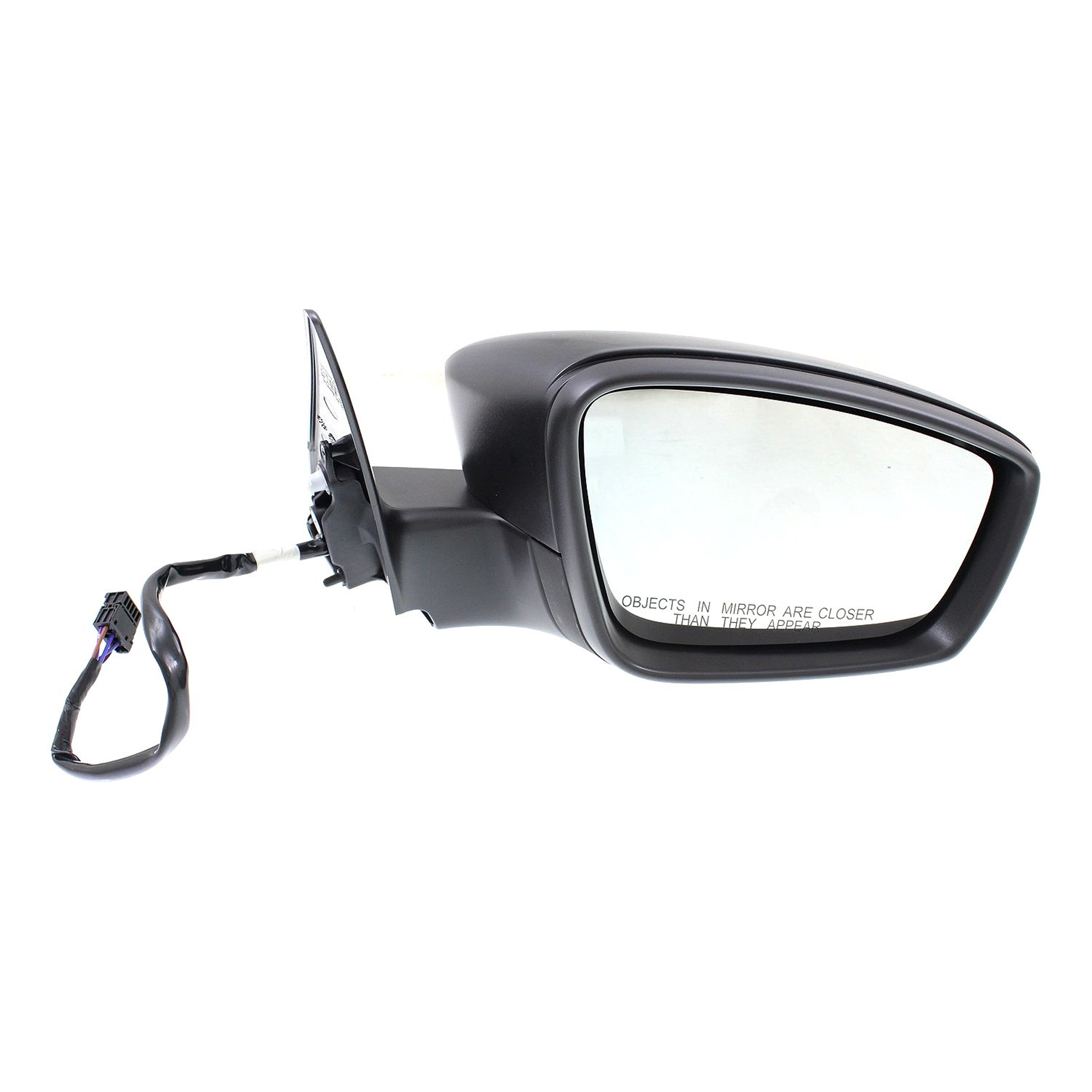 AM BEETLE 12-18 MIRROR RH Power Manual Folding Heated Textured No Auto dimming BSD Memory and Signal Light SKU JVW44ER Partslink VW1321148 OEM 5C1857508P9B9 PFM
