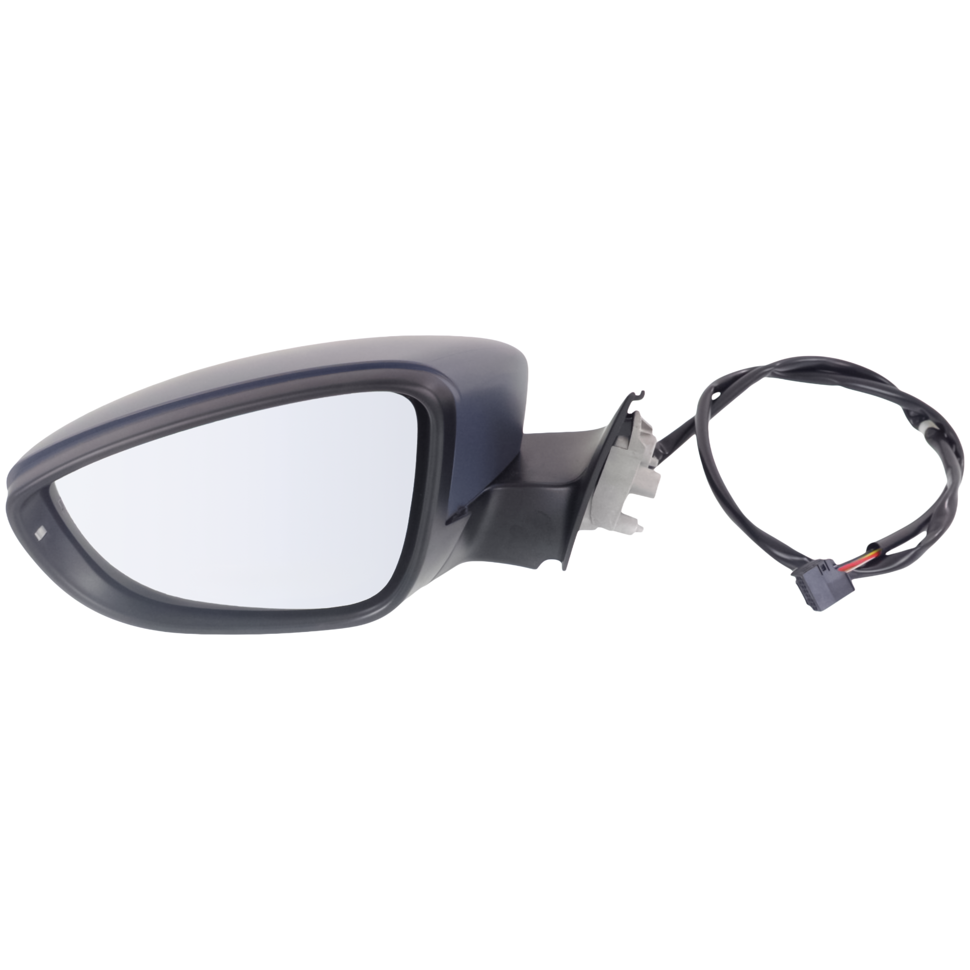 AM PASSAT 12-12 MIRROR LH Power Manual Folding Heated Paintable w Signal Light No Memory To 4-2-12 SKU JVW53EL S Partslink VW1320158 OEM 561857507M9B9 PFM